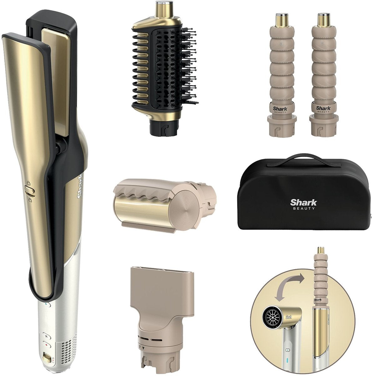 Shark Glam 5-in-1 Multistyler en Föhn - HD6051SEU