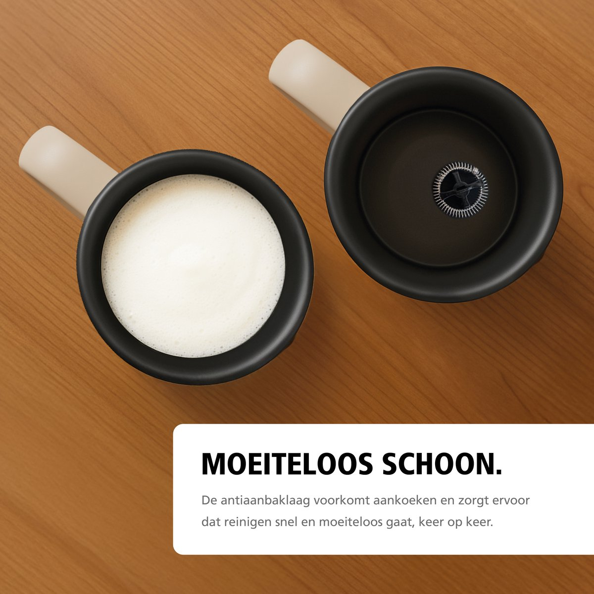 Brabantia Elektrische Melkopschuimer - BBEK1048SB