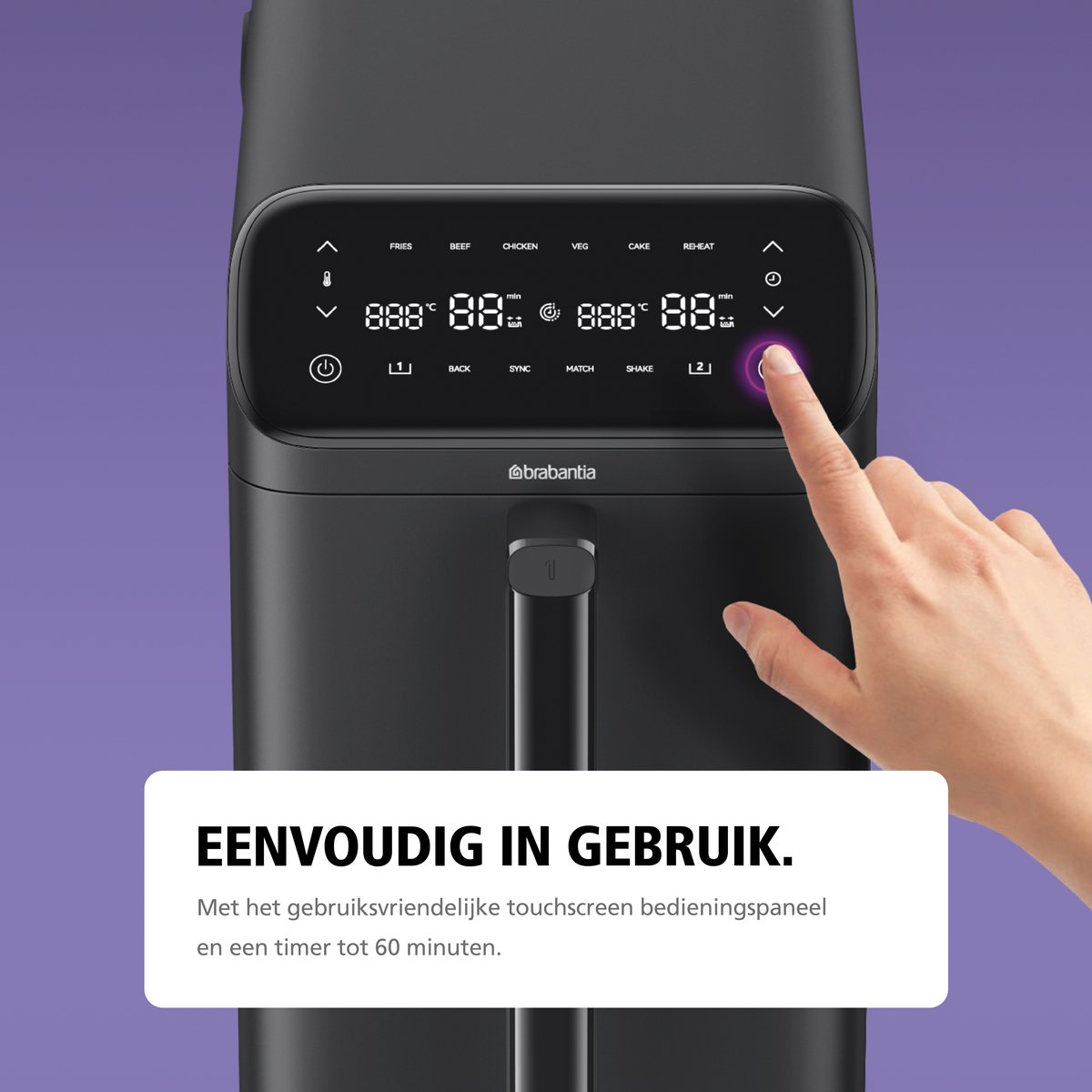 Brabantia Dubbele Airfryer - BBEK1240