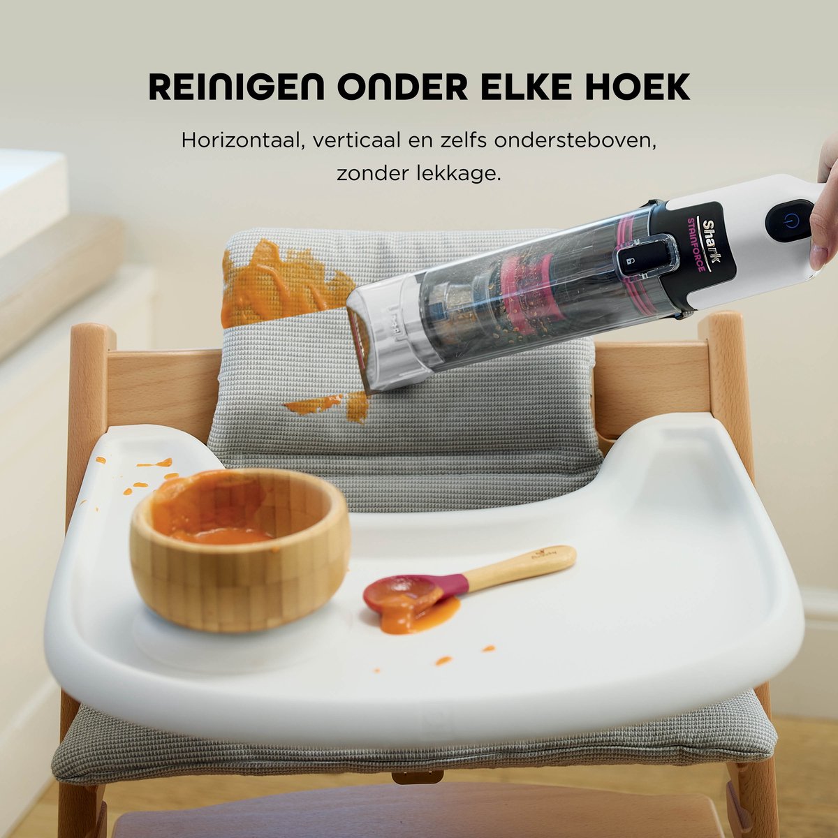 Shark StainForce Draadloze Handzame Vlekkenverwijderaar - HX100EUT