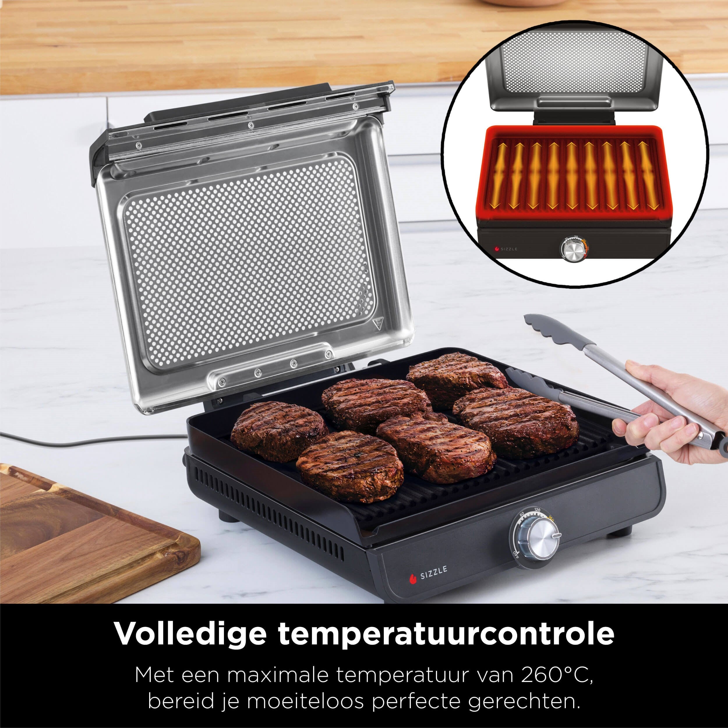 Ninja Rookvrije Grill en Bakplaat - Contactgrill - GR101EU