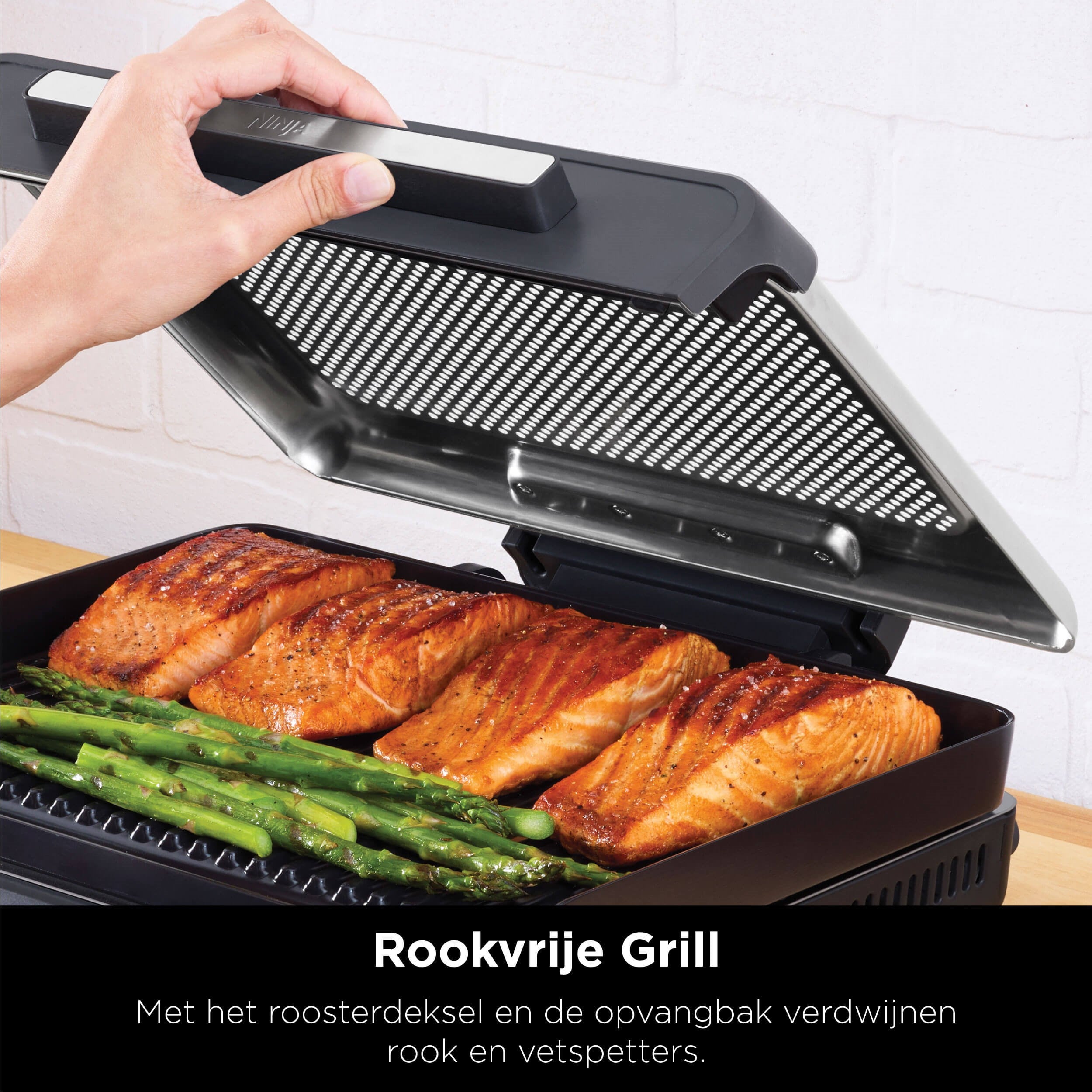Ninja Rookvrije Grill en Bakplaat - Contactgrill - GR101EU