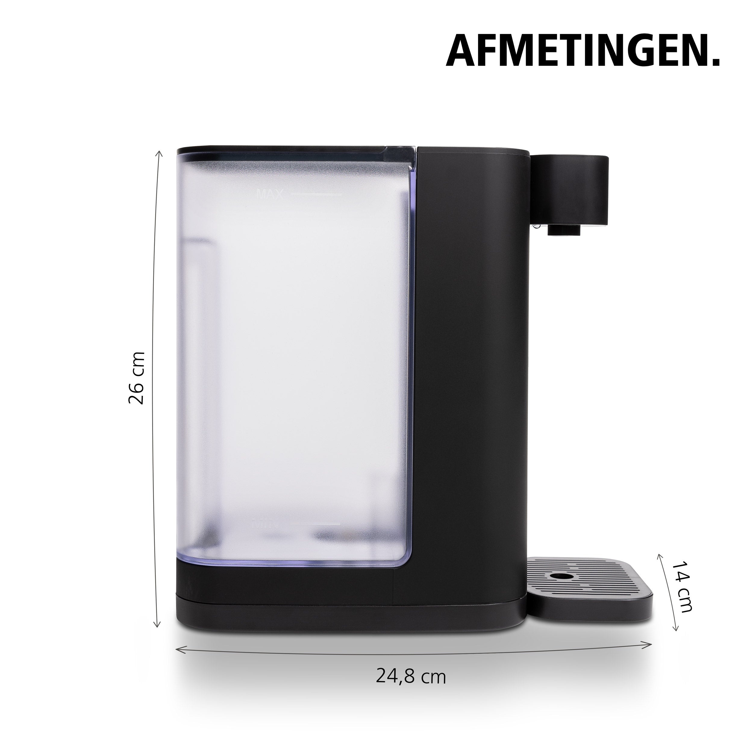 Brabantia Heetwaterdispenser - BBEK1101KBK