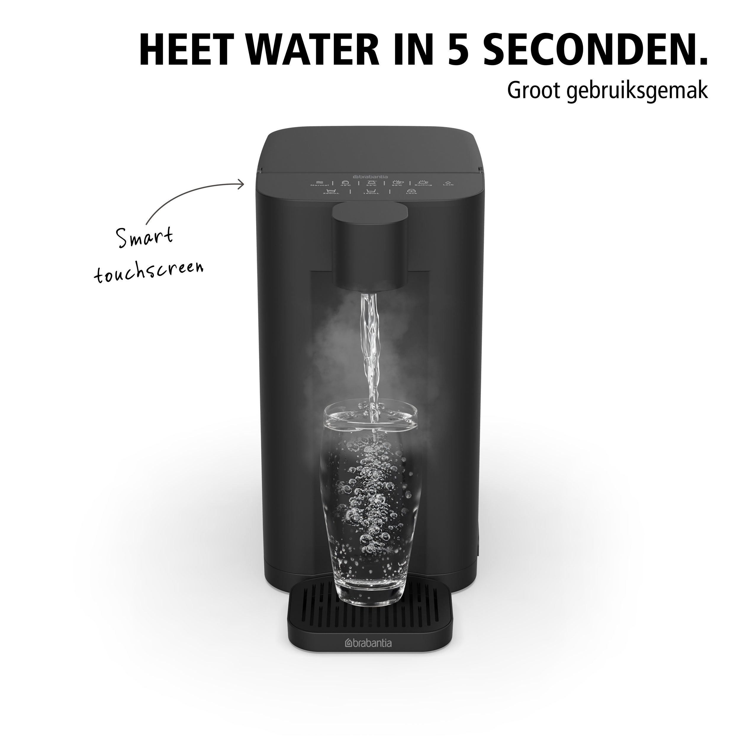 Brabantia Heetwaterdispenser - BBEK1101KBK