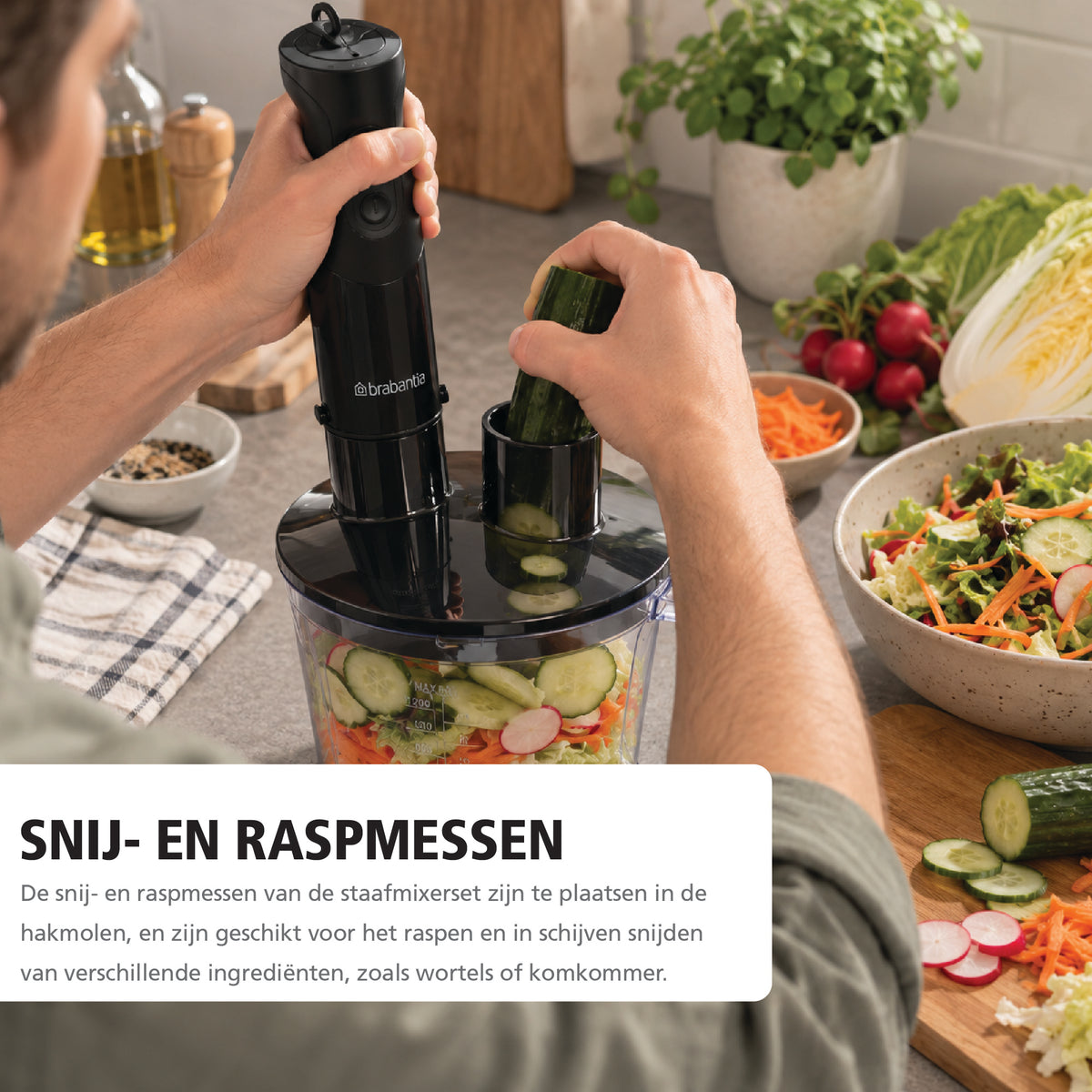 Brabantia Staafmixer Set - BBEK1063MB