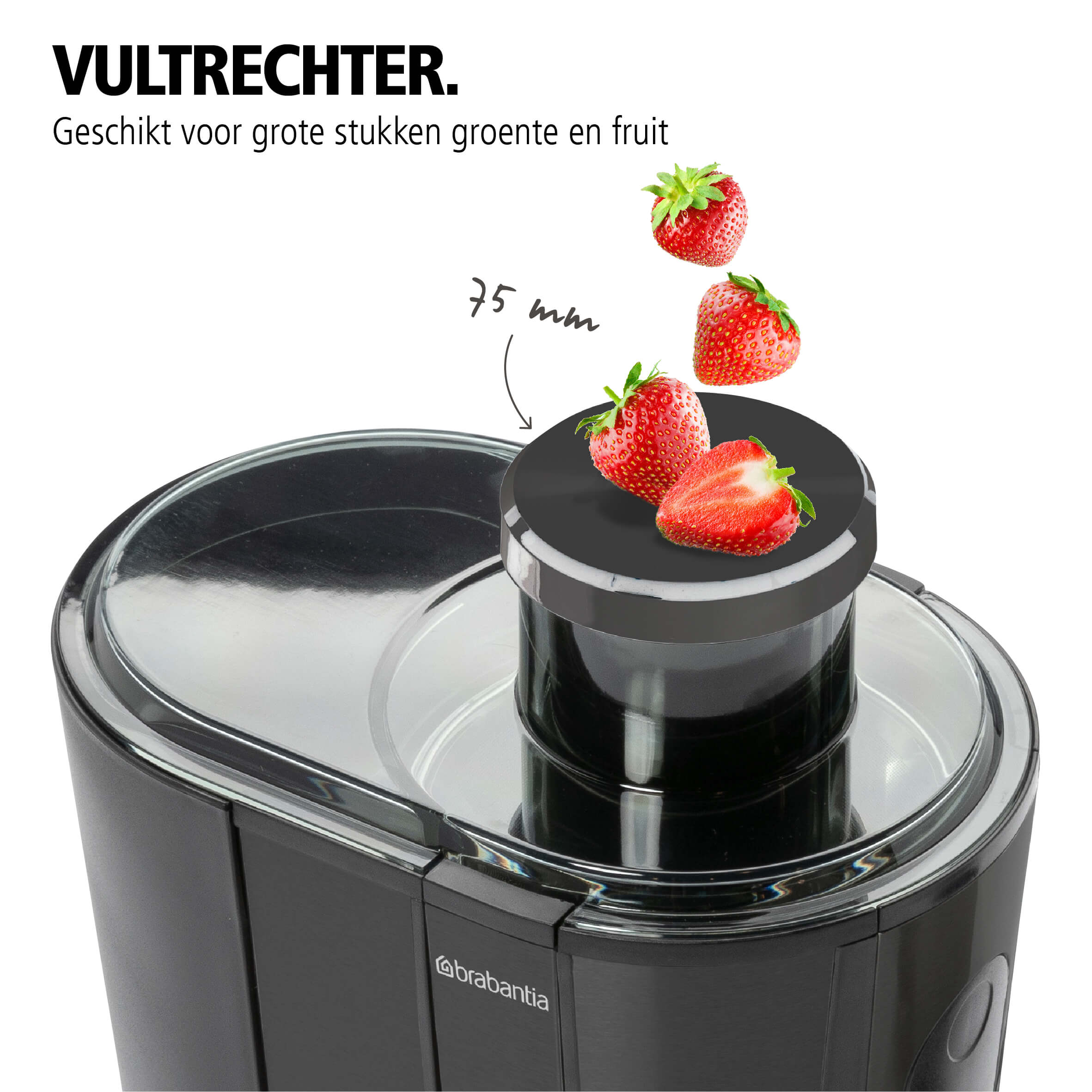 Brabantia Sapcentrifuge voor Groenten & Fruit - BBEK1123BK