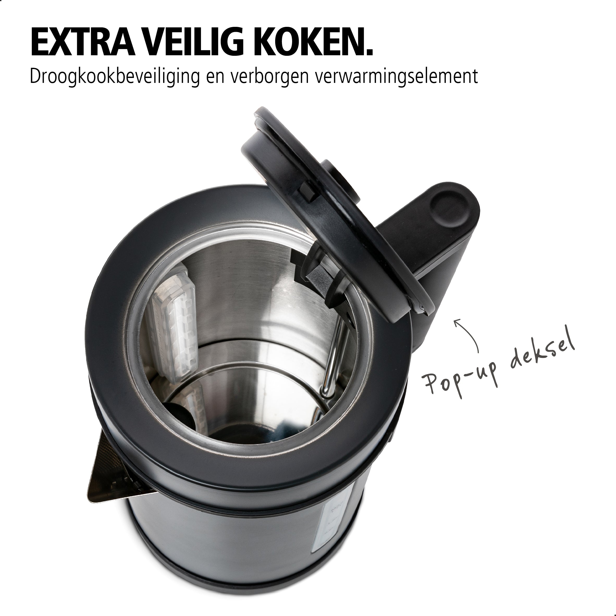 Brabantia D1S-6TGY Waterkoker