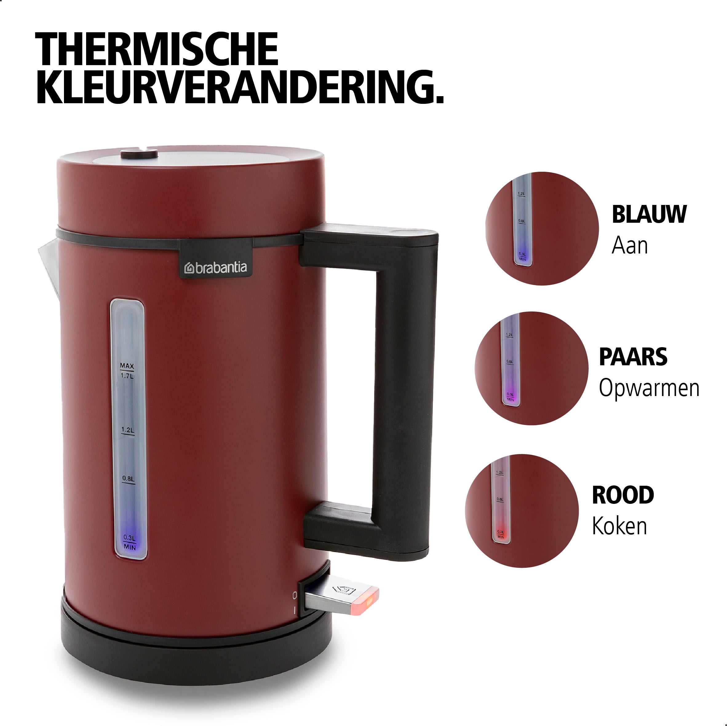 Brabantia D1S-6TRD Waterkoker