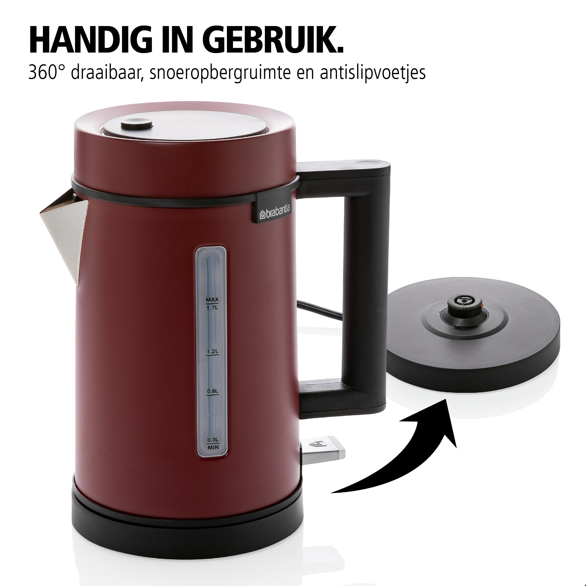 Brabantia D1S-6TRD Waterkoker