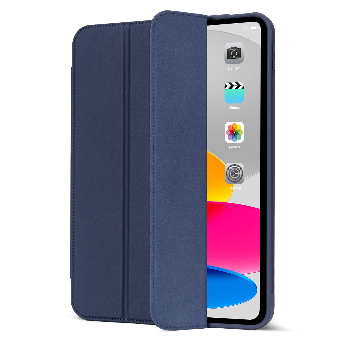 DECODED Silicone Slim iPad Case, Navy, iPad 10th & 11th gen