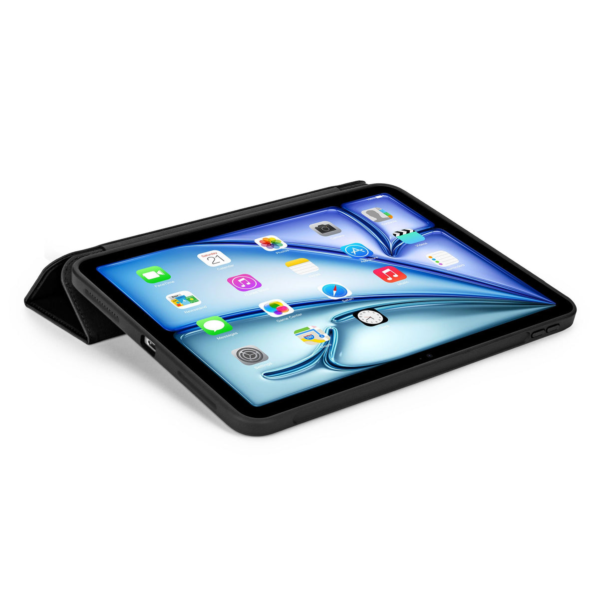 DECODED Silicone Slim iPad Case, Charcoal, iPad Air