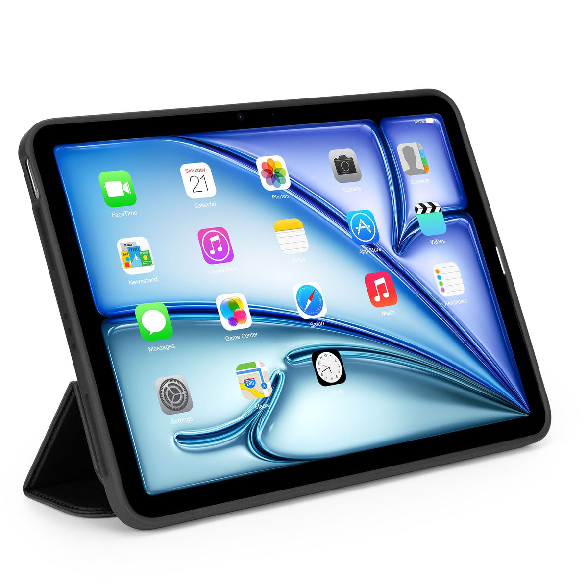 DECODED Silicone Slim iPad Case, Charcoal, iPad Air