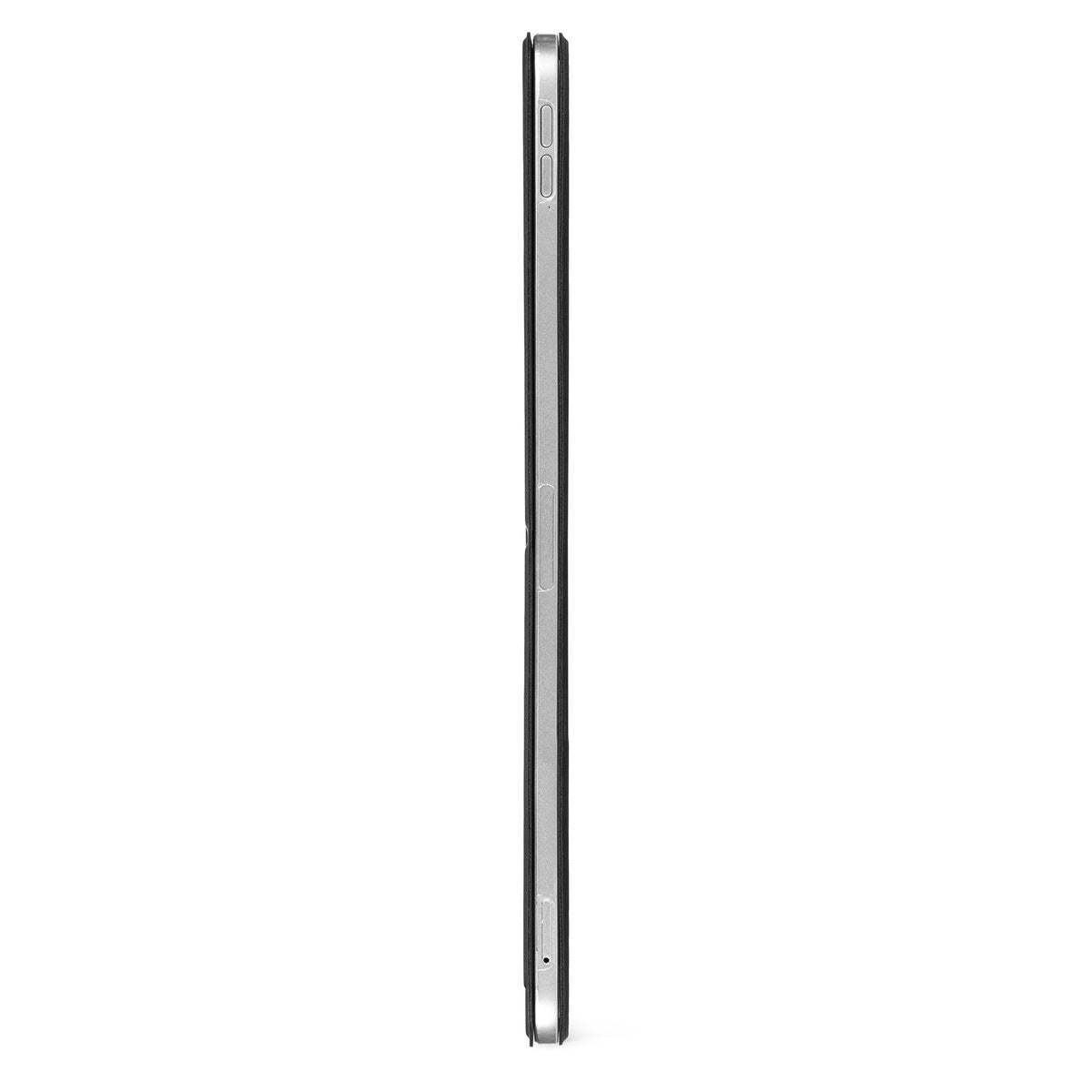 DECODED Silicone Slim Folio iPad Case, Charcoal, iPad Air
