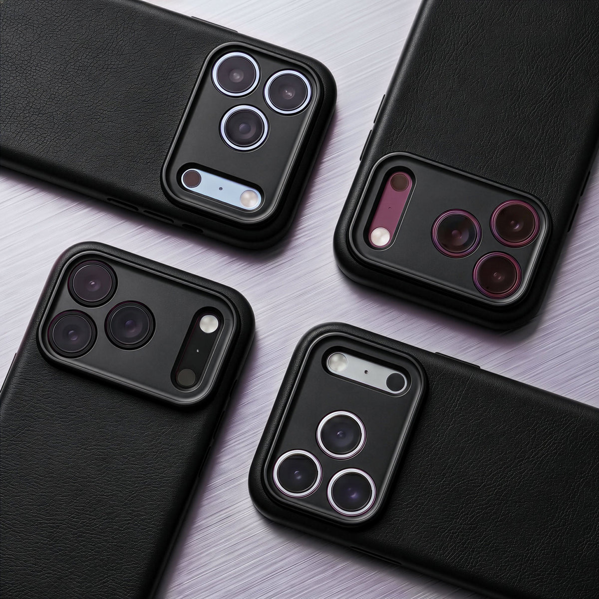 Leather Case | Burgundy Plum | iPhone 18 Pro | D27IPO18PBC1PM