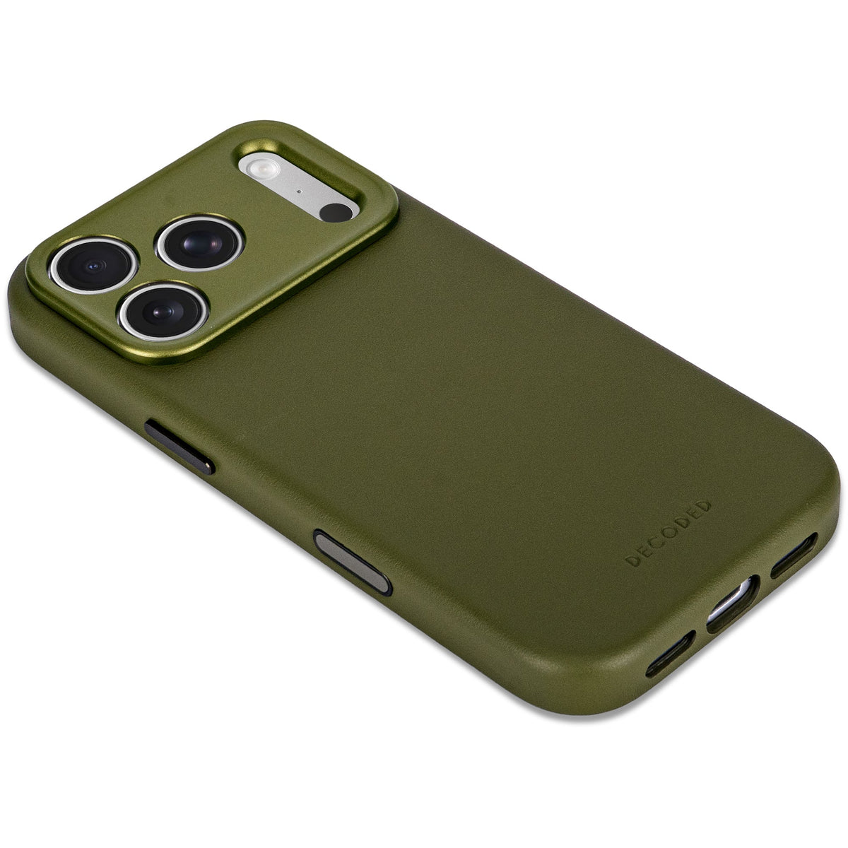 Leather Case | Moss Green | iPhone 18 Pro | D27IPO18PBC1MN