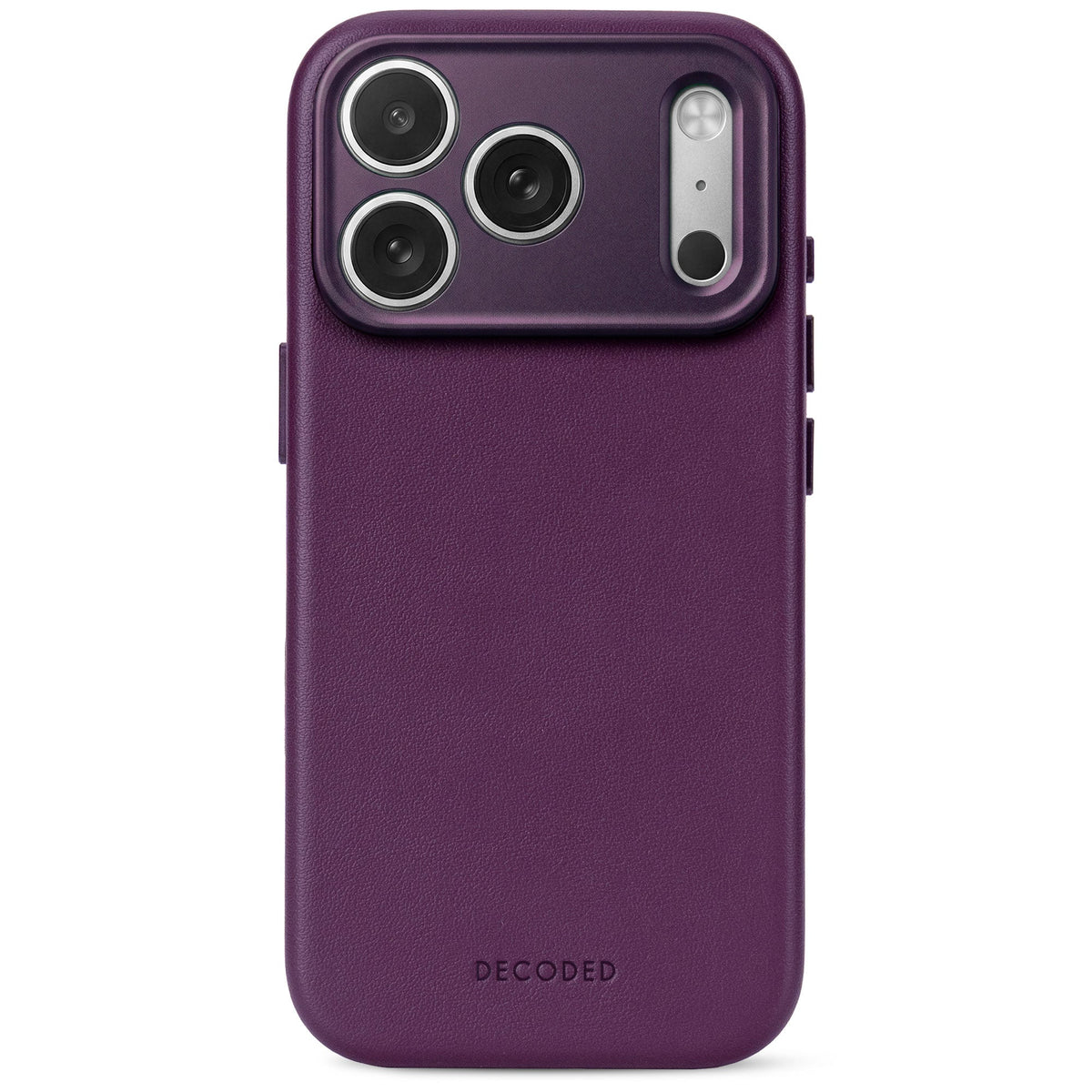 Leather Case | Burgundy Plum | iPhone 18 Pro | D27IPO18PBC1PM