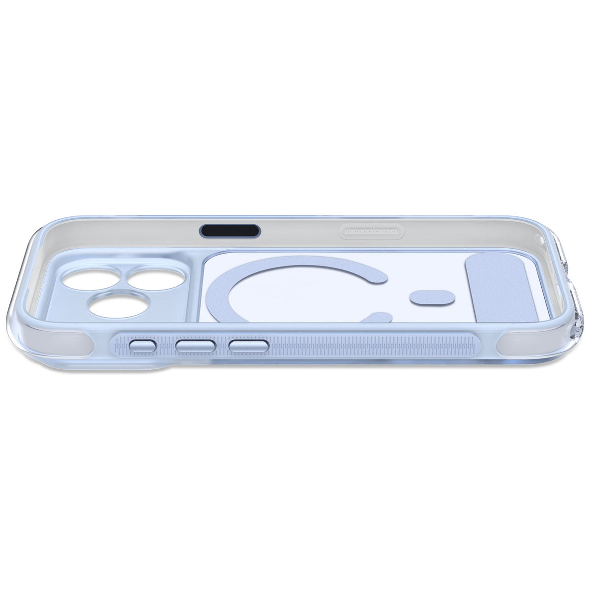 Hybrid Stand Case | Clear Navy | iPhone 18 Pro Max | D27IPO18PMBCS8STCY