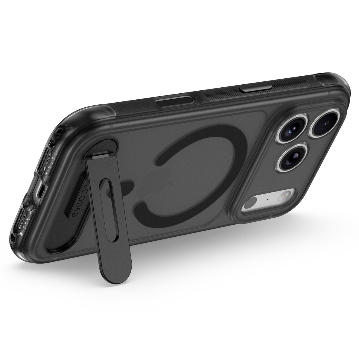 Hybrid Stand Case | Frosted Black | iPhone 18 Pro Max | D27IPO18PMBCS8STFK
