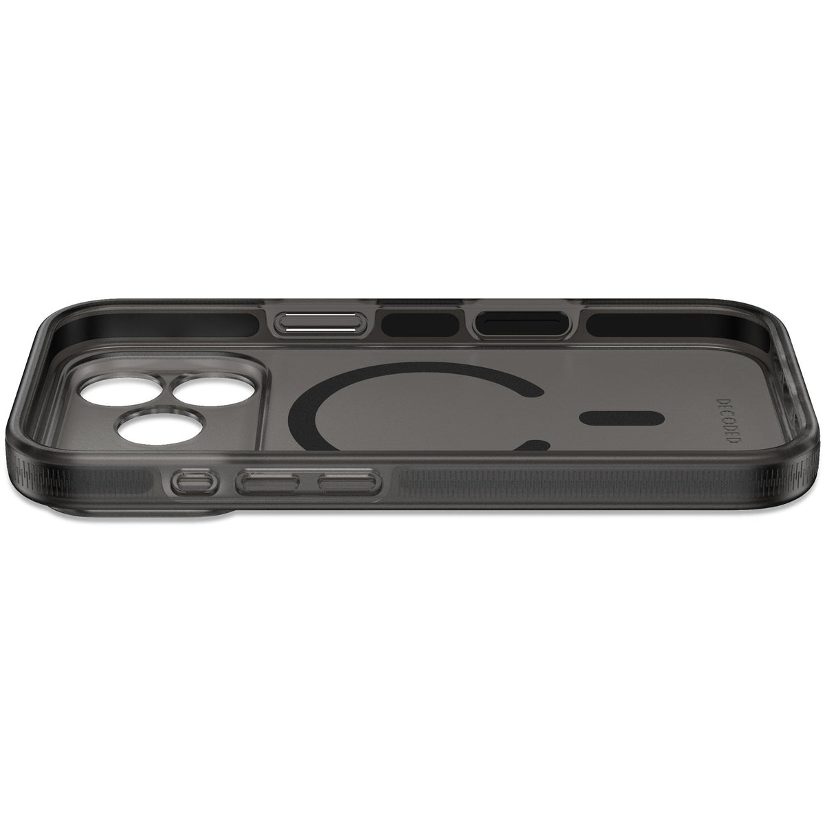 DropTec Clear Case | Frosted Black | iPhone 18 Pro | D27IPO18PBCT2FK