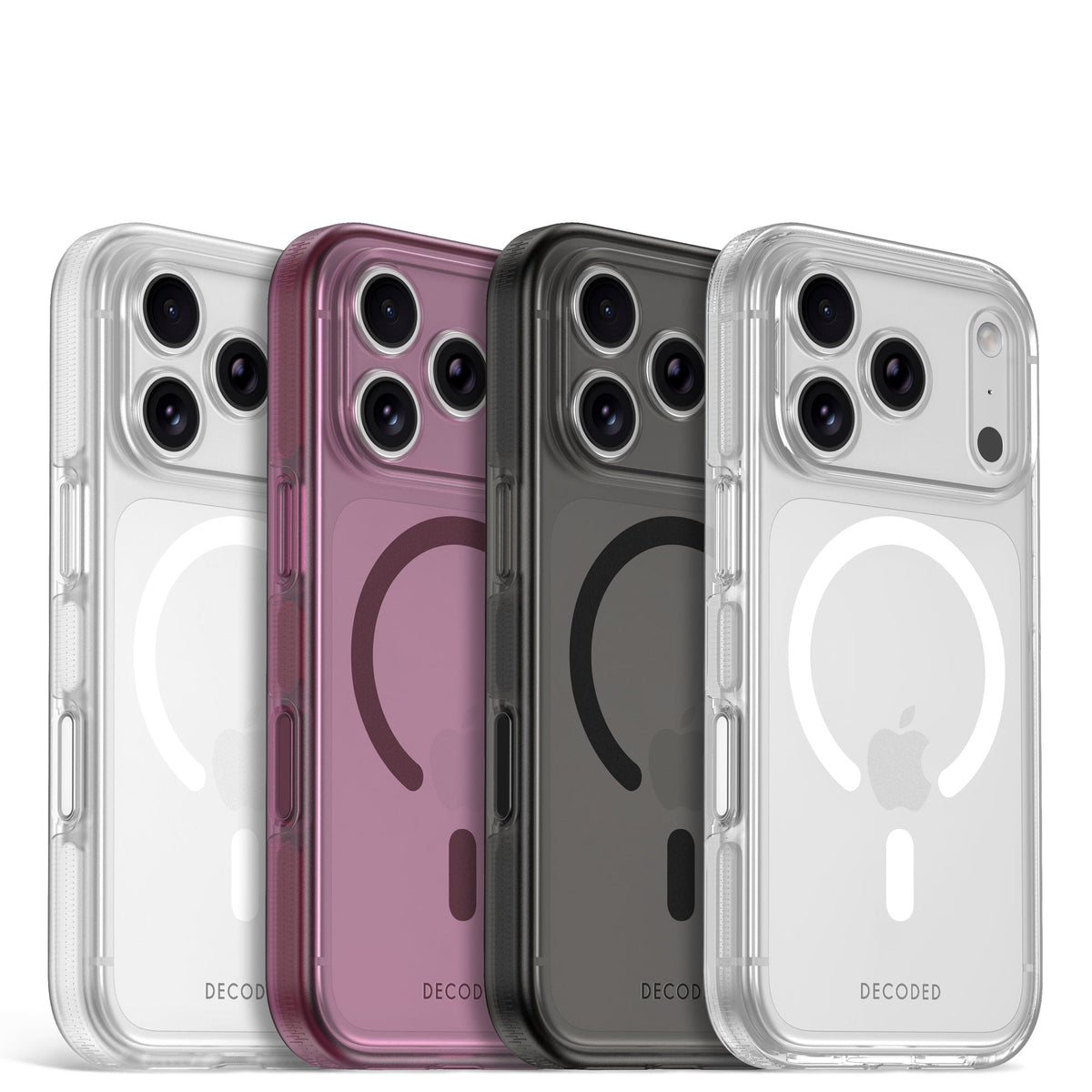 DropTec Clear Case | Frosted Black | iPhone 18 Pro | D27IPO18PBCT2FK