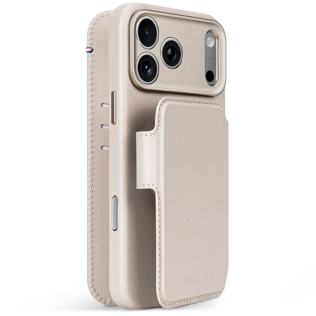 Leather Detachable Wallet Case | Taupe | iPhone 18 Pro | D27IPO18PDW5TE