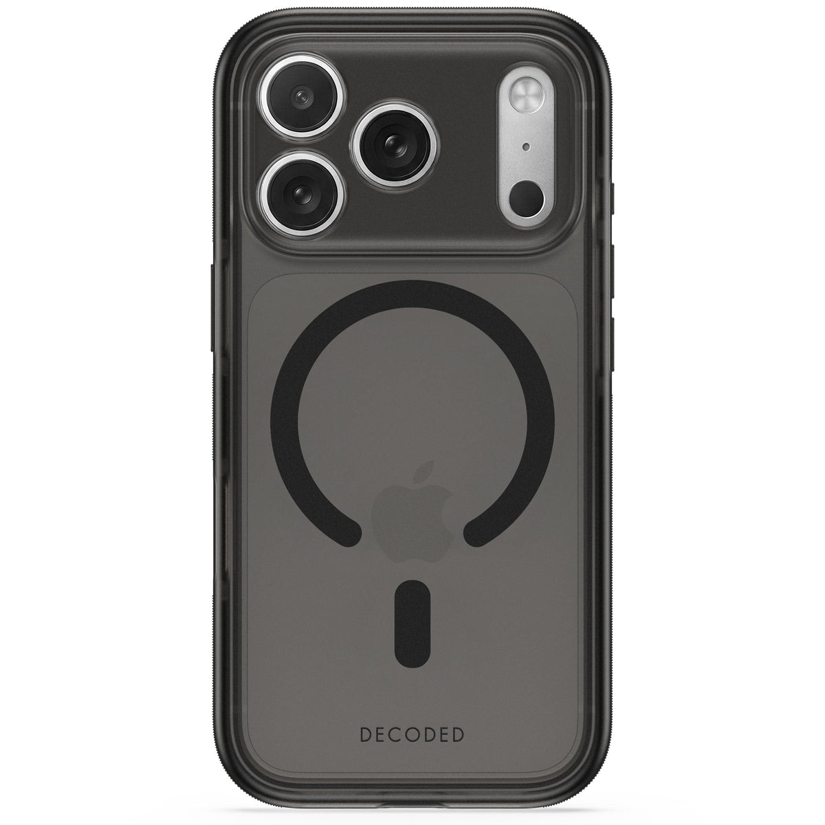 DropTec Clear Case | Frosted Black | iPhone 18 Pro Max | D27IPO18PMBCT2FK