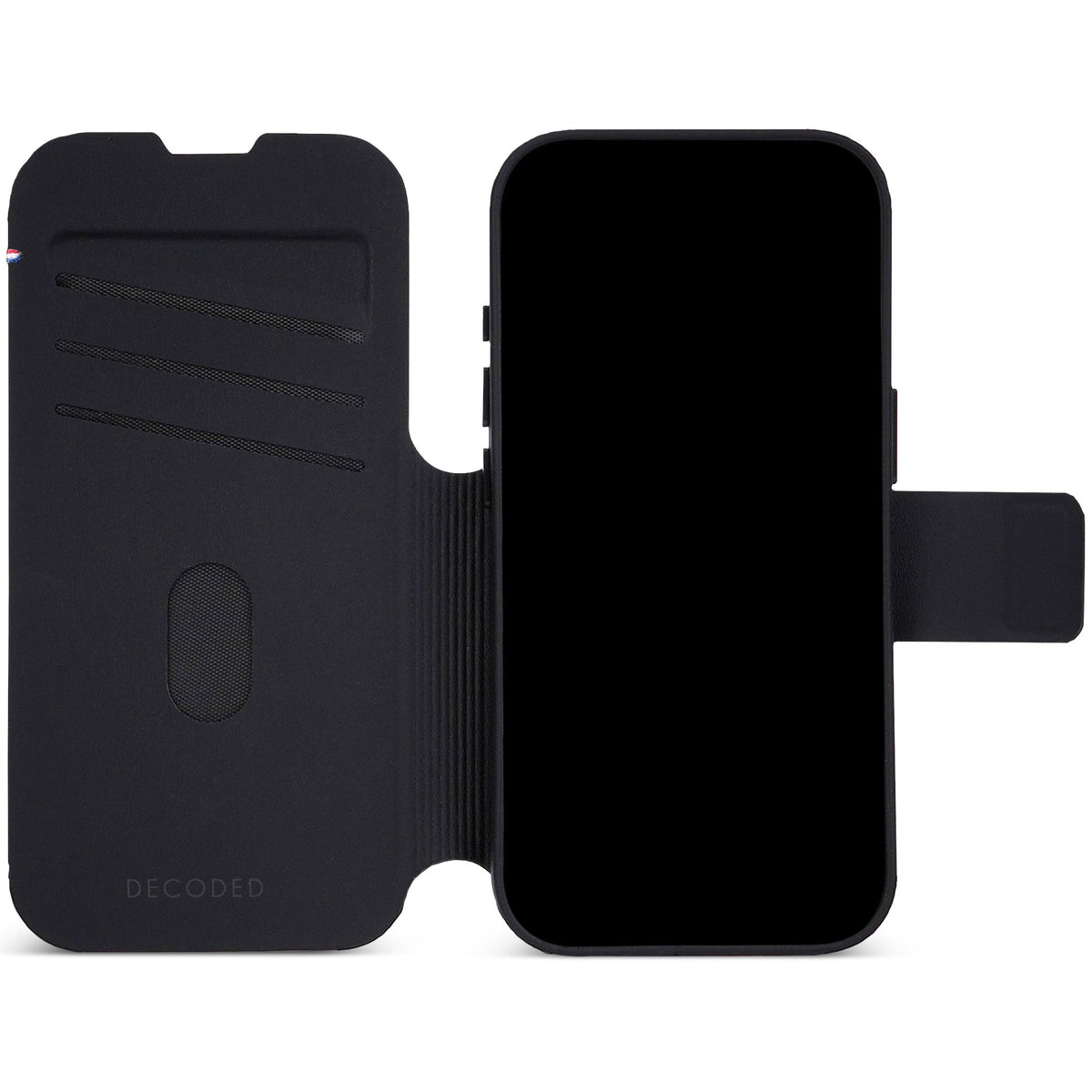 Textured Silicone Detachable Wallet | Phantom Black | iPhone 18 Pro Max | D27IPO18PMDW4TSPK