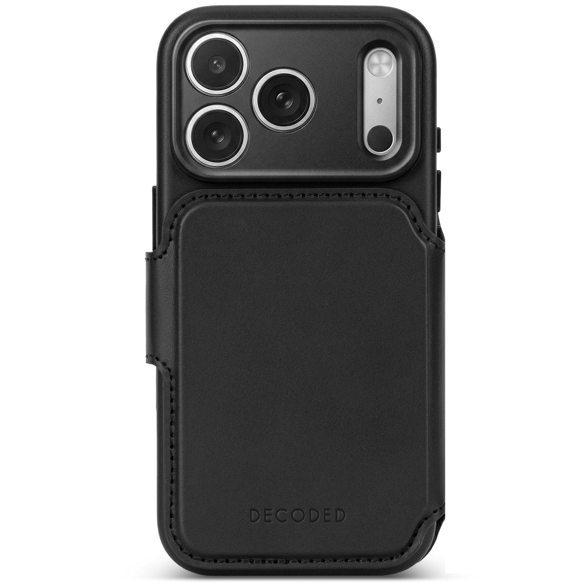 Leather Detachable Wallet Case | Black | iPhone 18 Pro Max | D27IPO18PMDW5BK