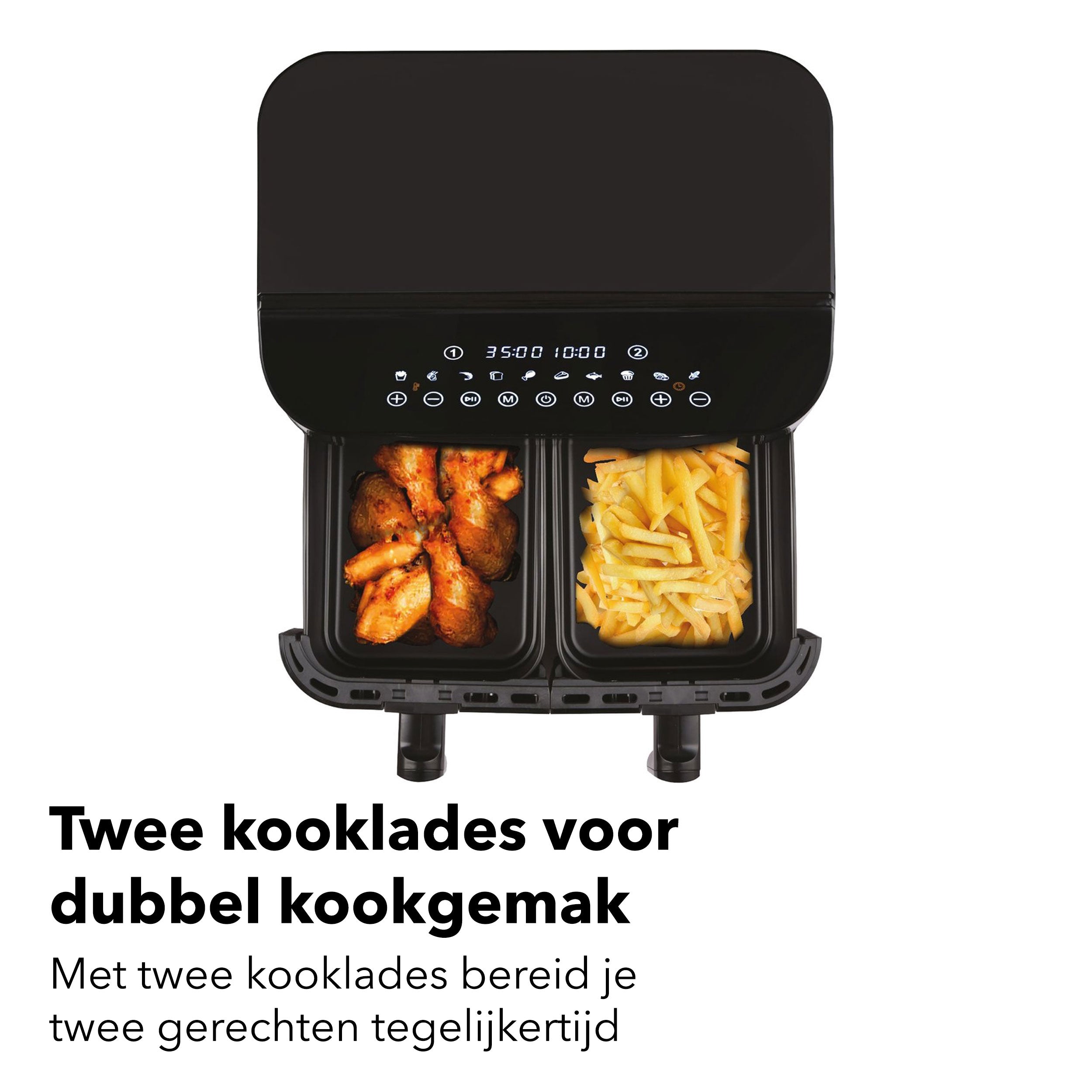 Daewoo Dubbele Airfryer XXL - DK3FRYER