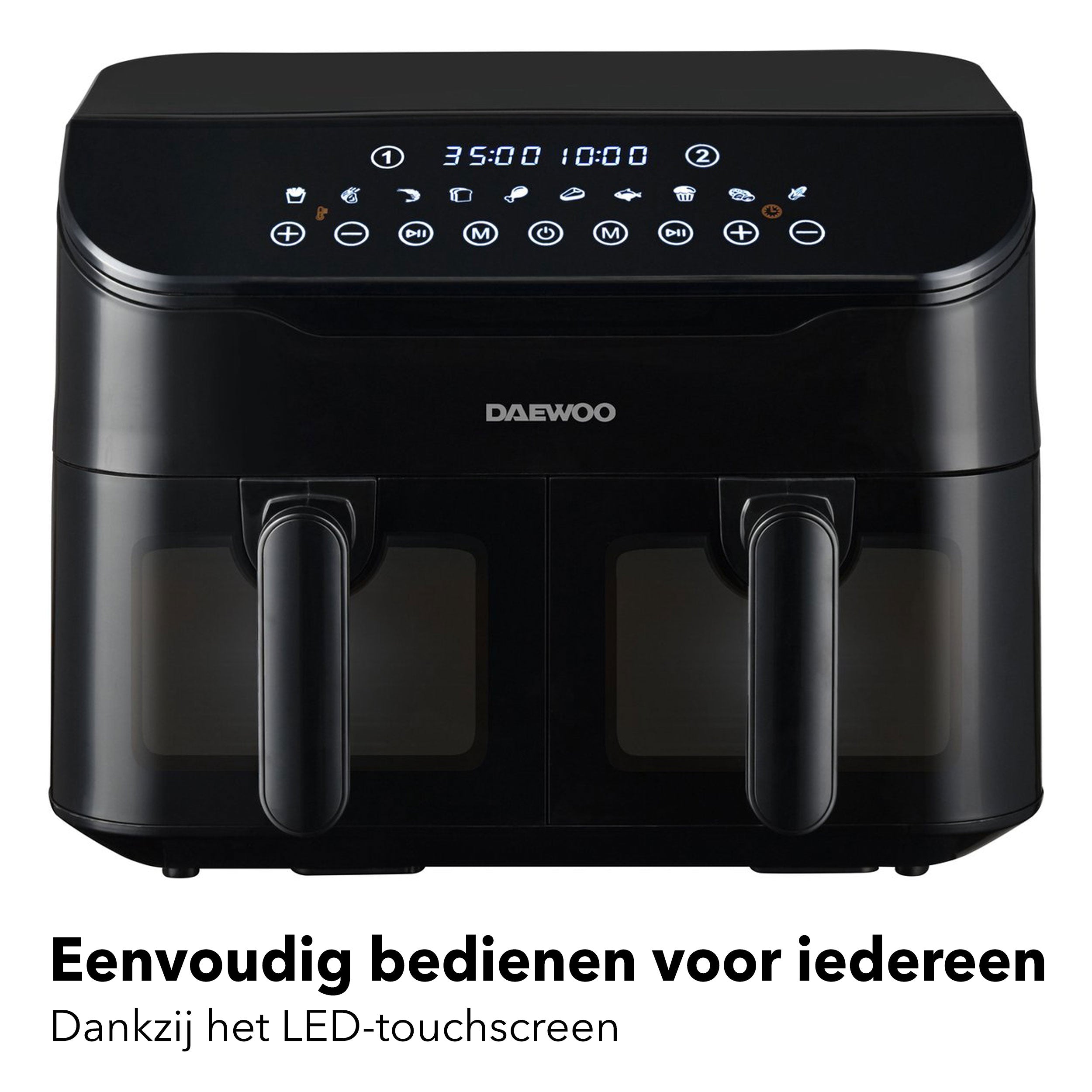 Daewoo Dubbele Airfryer XXL - DK3FRYER