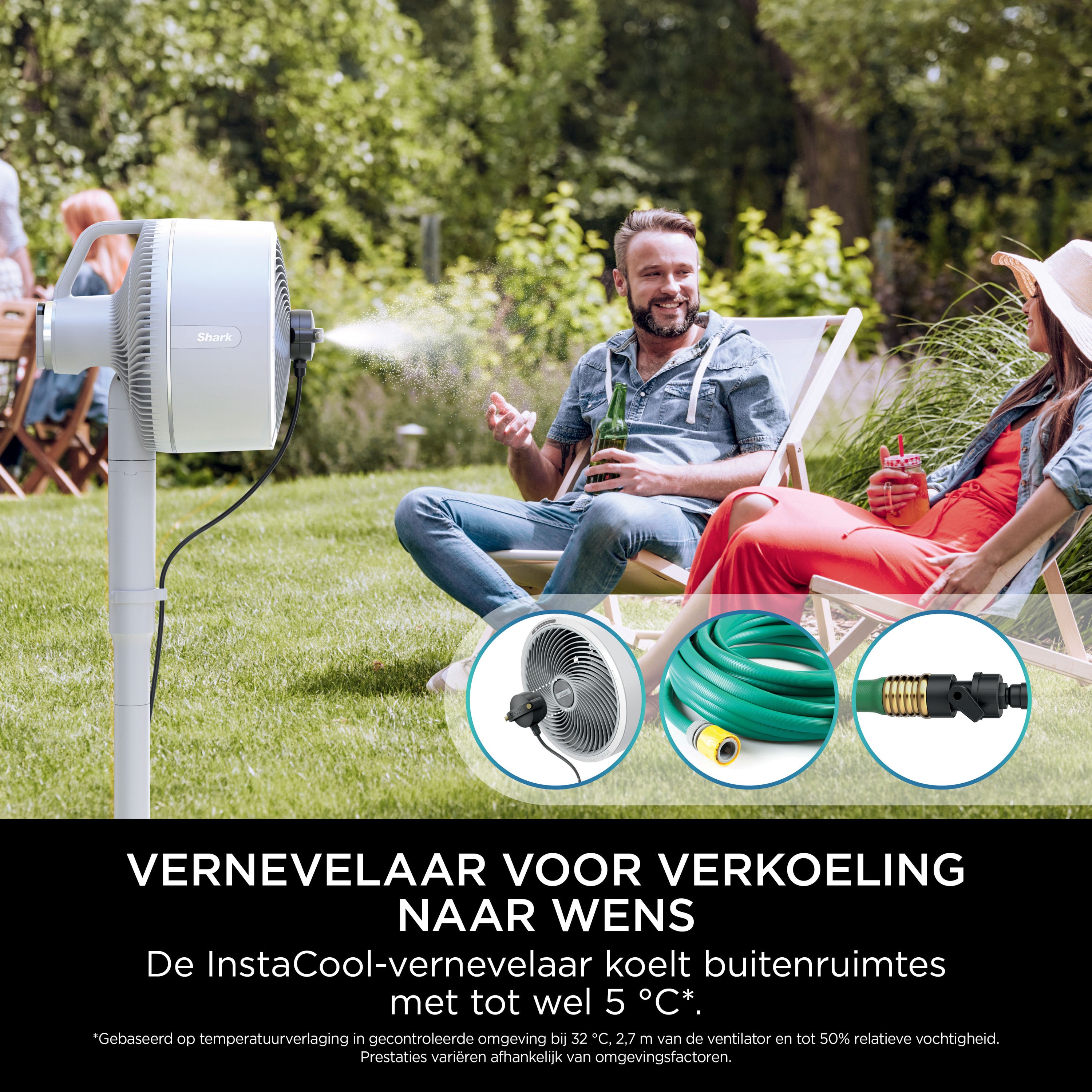 Ventilateur sans fil Shark FlexBreeze - FA220EU