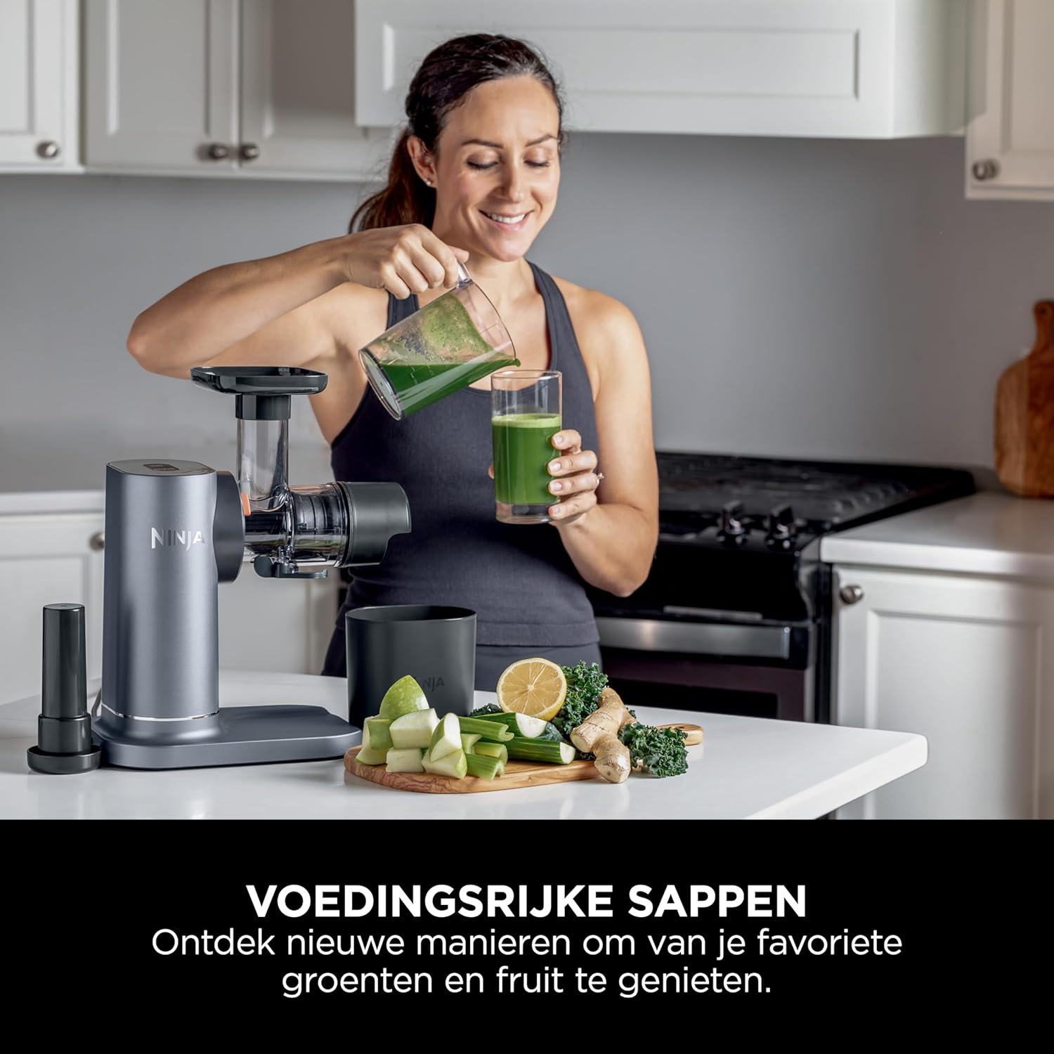 Ninja Sapcentrifuge - Cold Press Juicer met anti-verstoppingsfilter - JC151EU