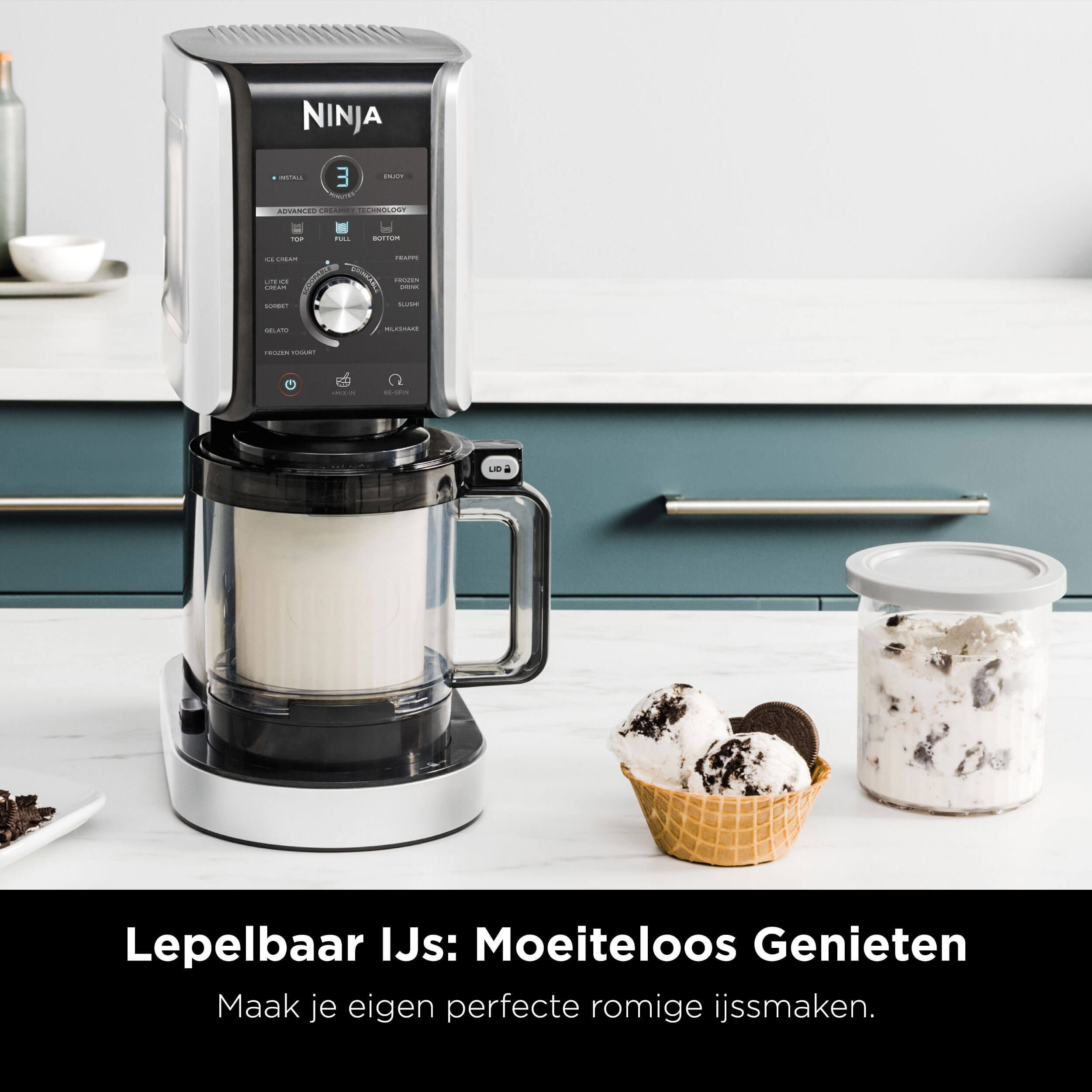 Ninja Creami Deluxe 10-in-1-Eismaschine – NC501EU