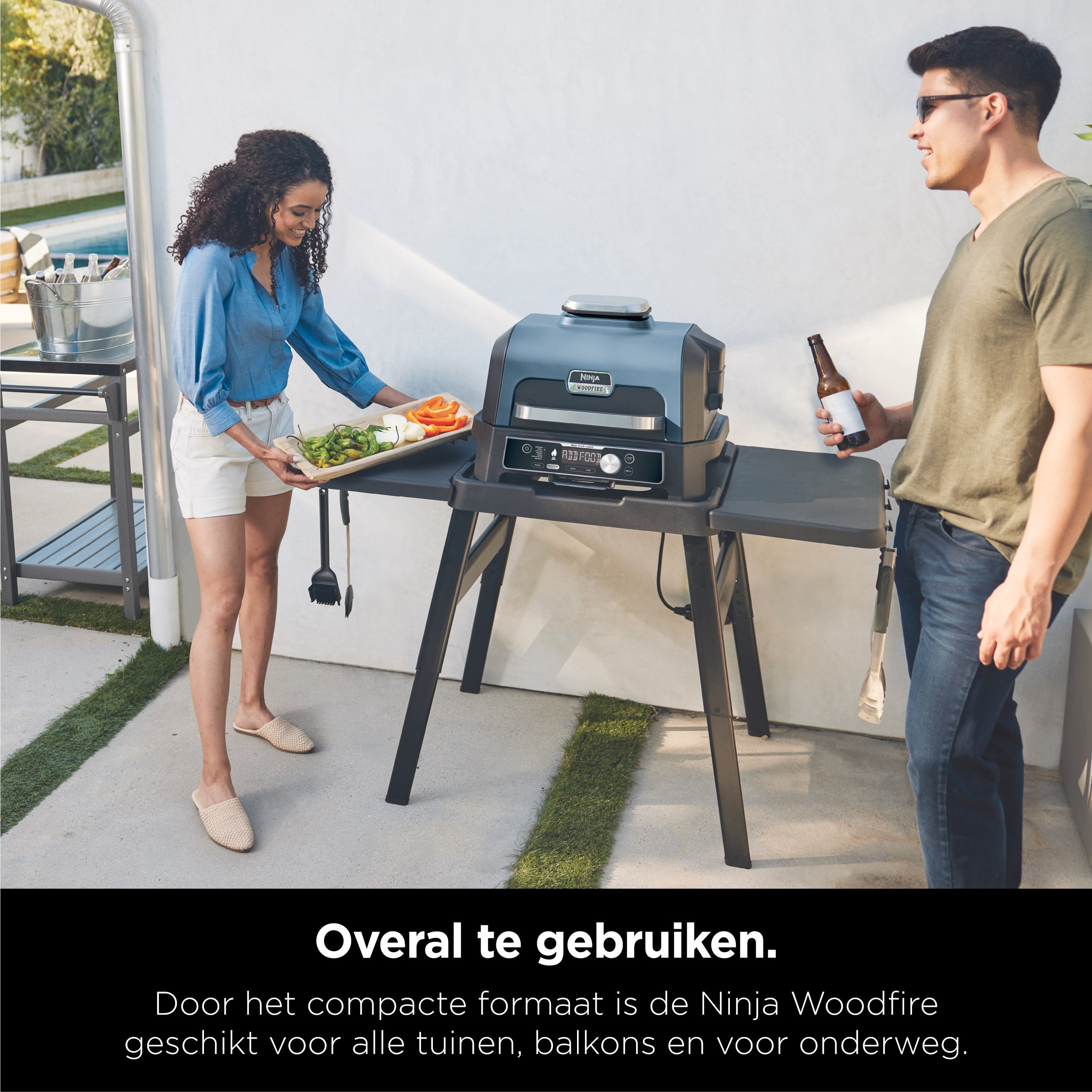 Ninja Woodfire Pro Connect XL Elektrischer Outdoor Grill – OG901EU