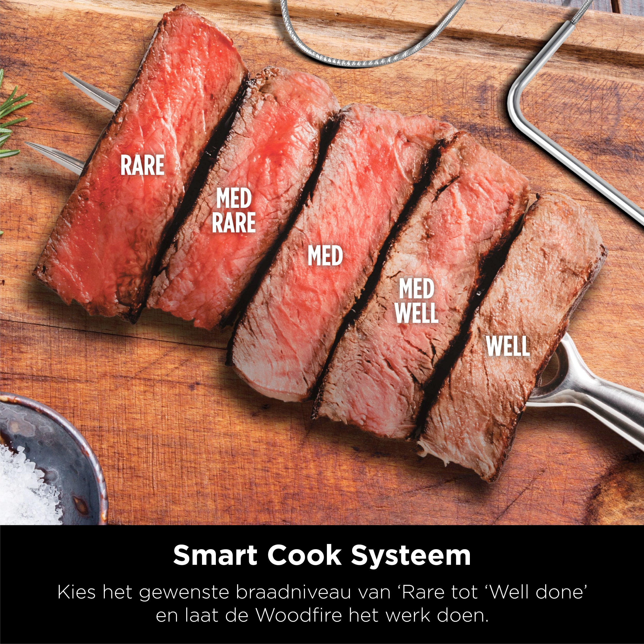 Ninja Woodfire Pro Connect XL Elektrischer Outdoor Grill – OG901EU