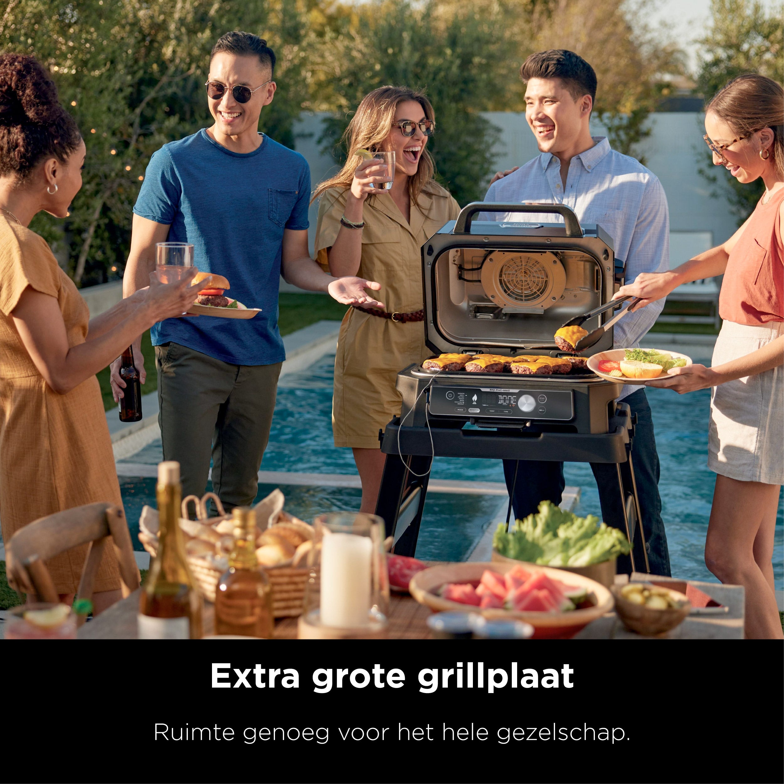 Ninja Woodfire Pro Connect XL Elektrischer Outdoor Grill – OG901EU