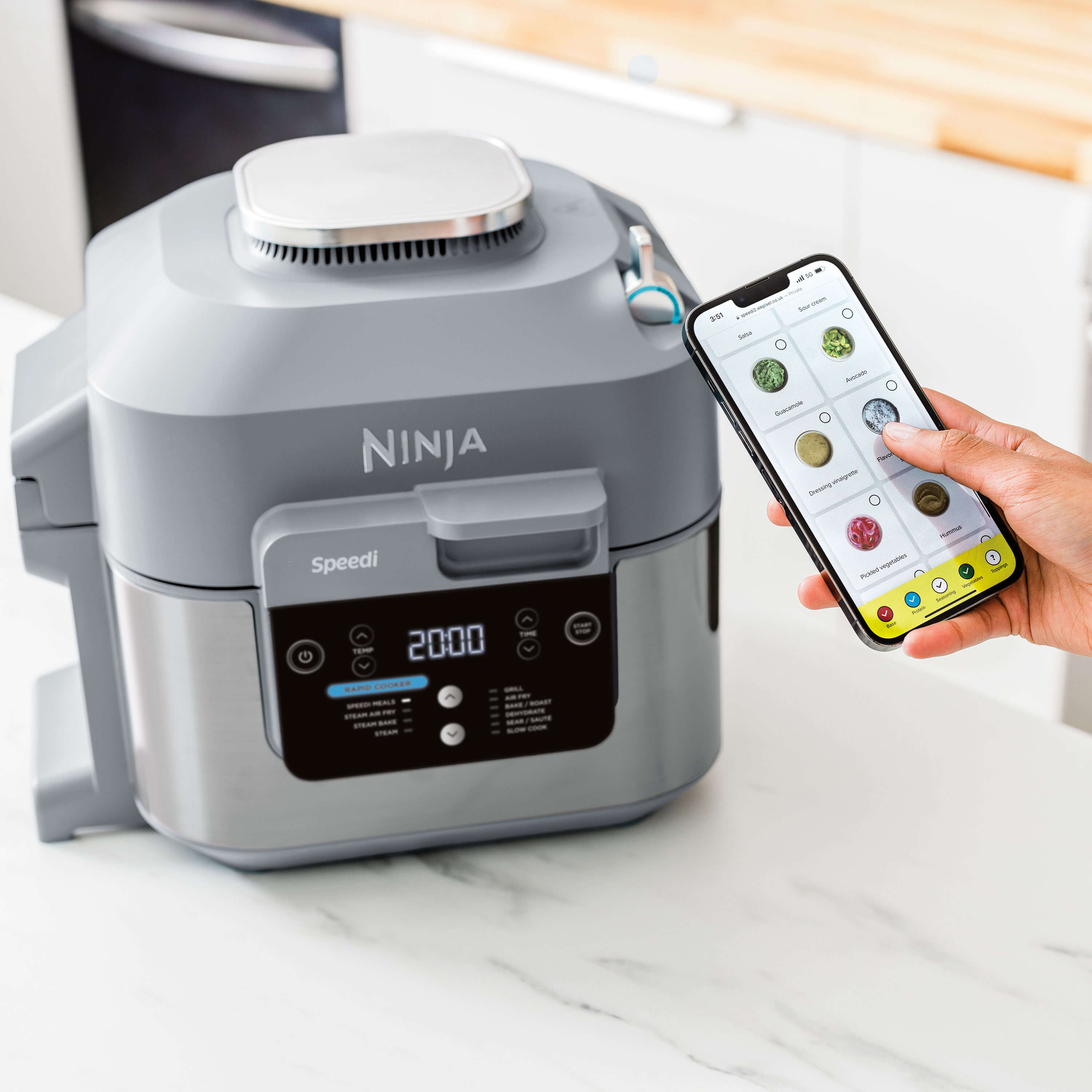 Ninja Speedi Schnellkocher und Airfryer – ON400EU