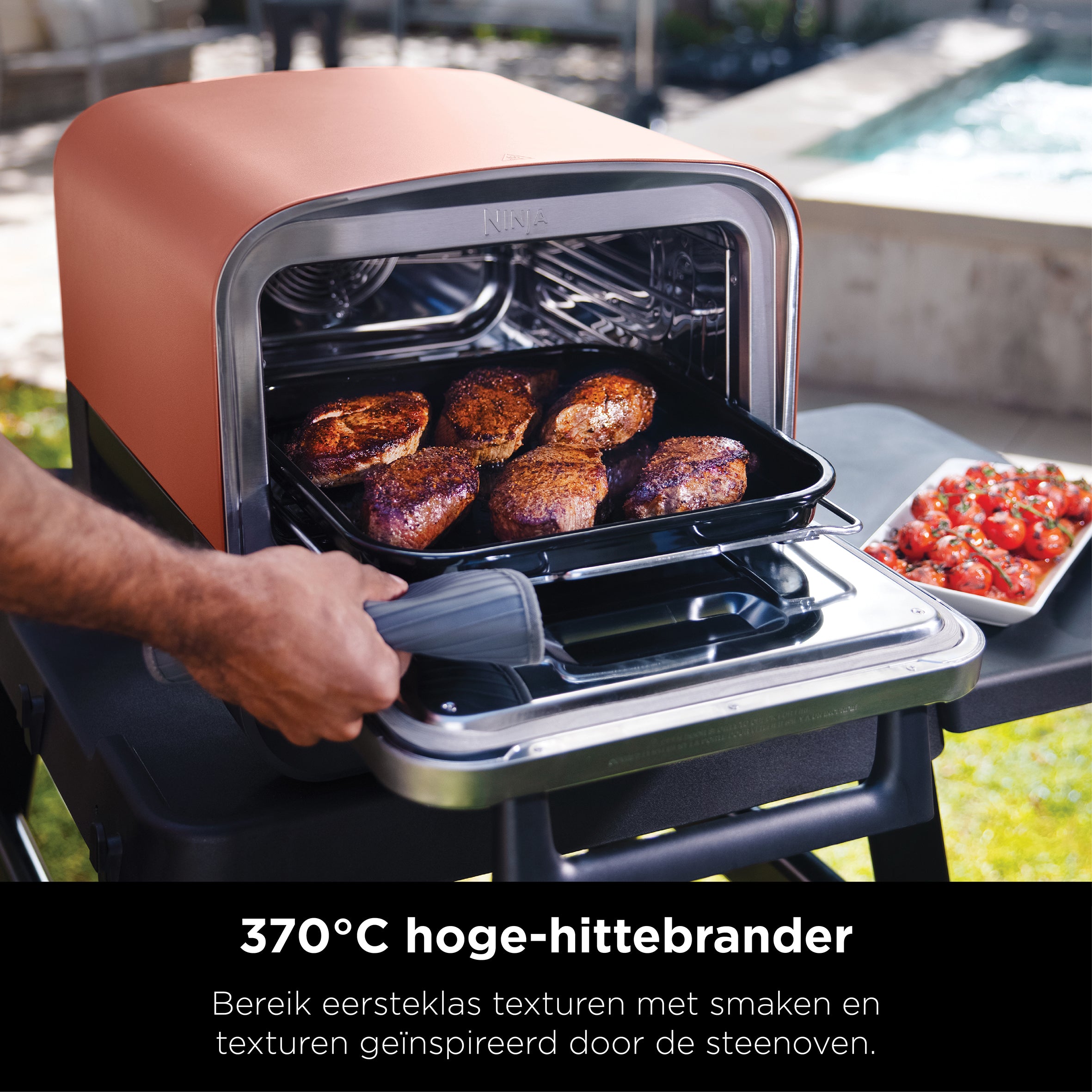 Ninja Woodfire Pizzaofen und Smoker – OO101EU