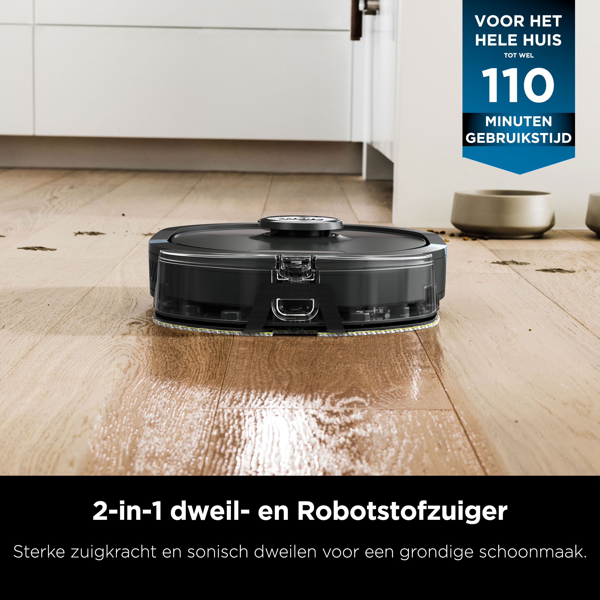 Shark 2-in-1 Roboterstaubsauger mit Wischfunktion – RV2620WDEU