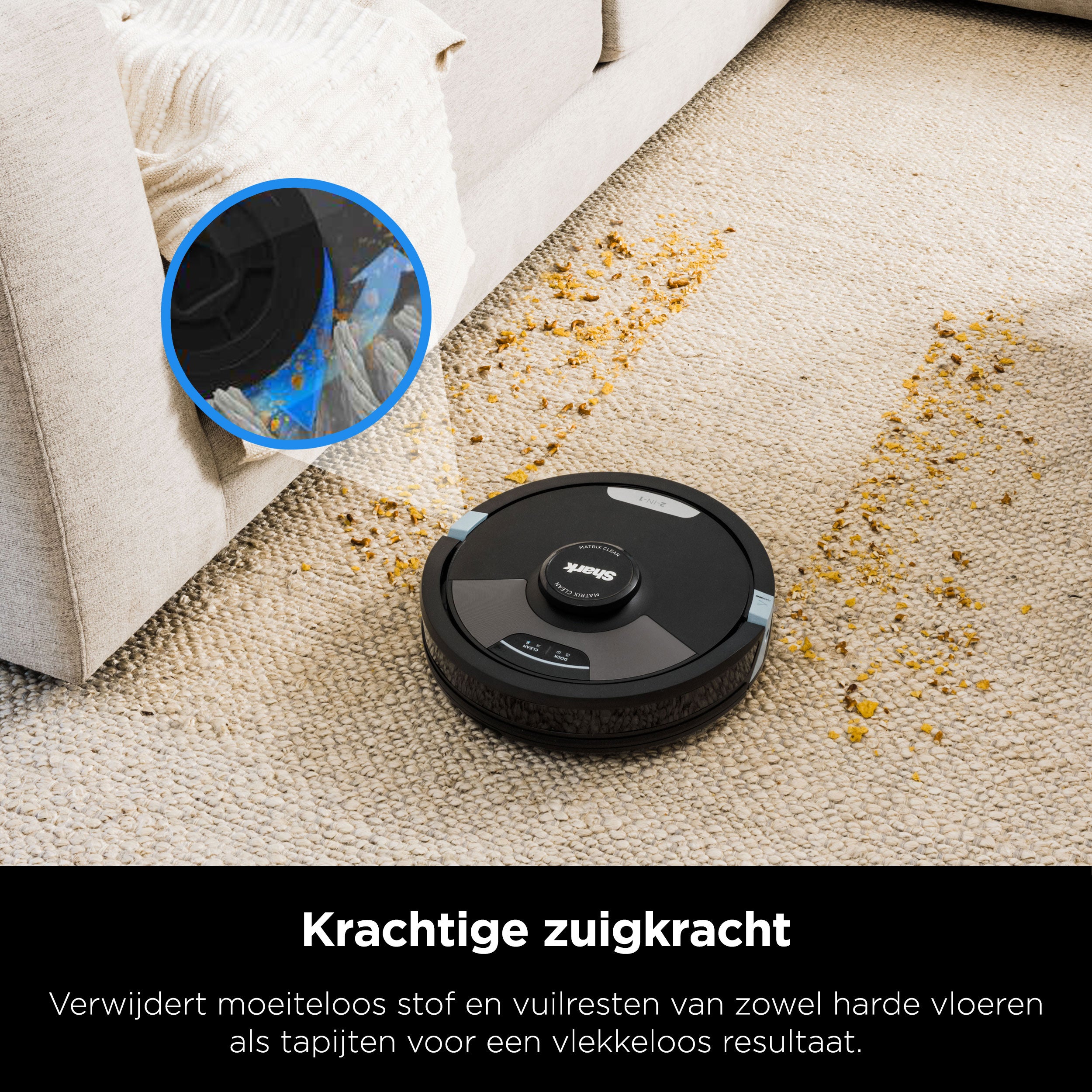Shark 2-in-1 Roboterstaubsauger mit Wischfunktion – RV2620WDEU
