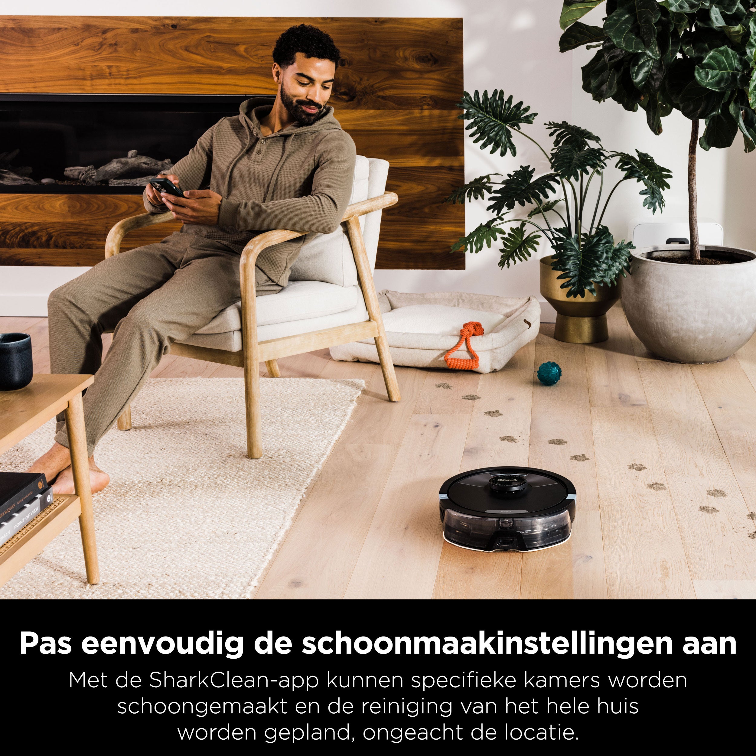 Shark 2-in-1 Roboterstaubsauger mit Wischfunktion – RV2620WDEU