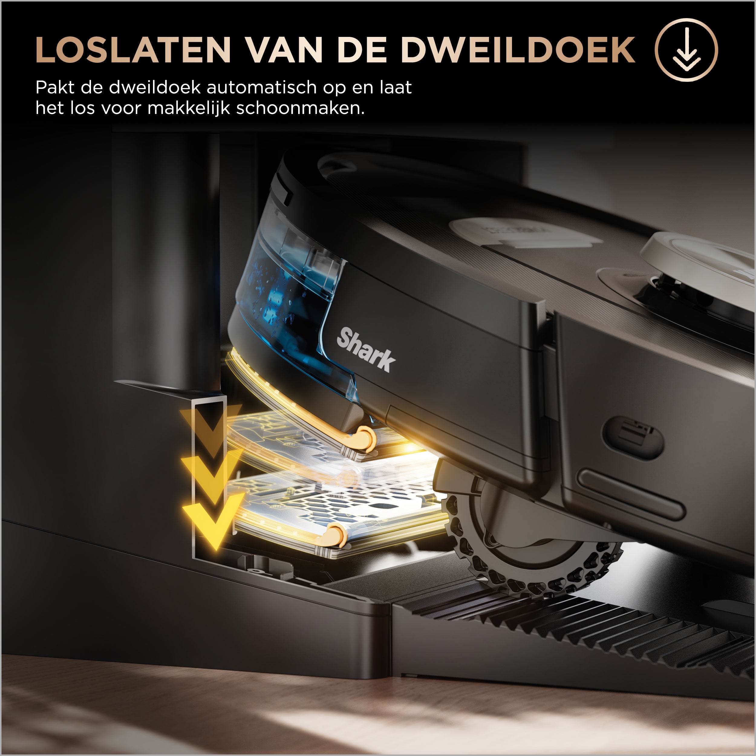 Aspirateur robot 2 en 1 Shark PowerDetect NeverTouch Pro - RV2800ZEEU