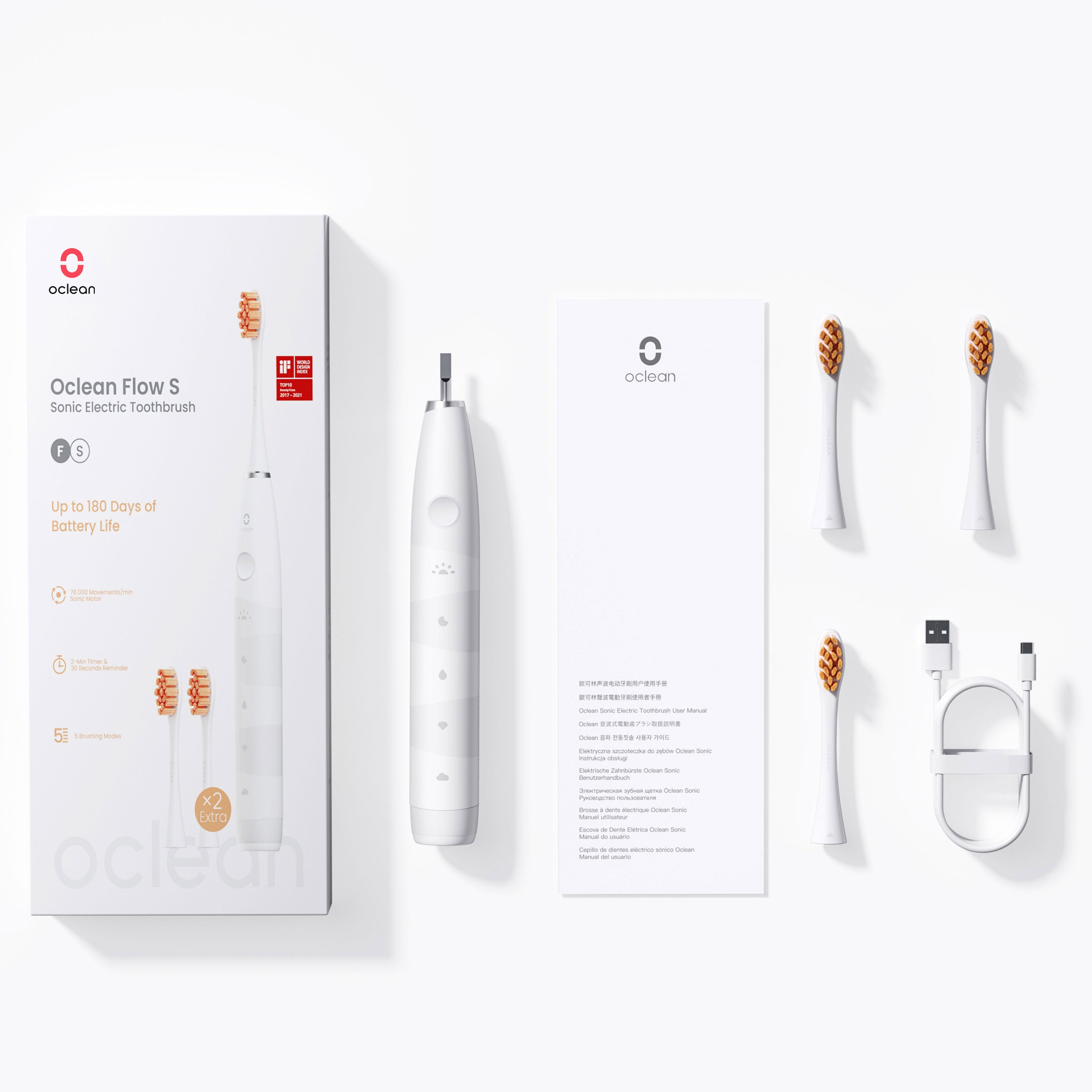 Oclean Flow Blanc - C01000307