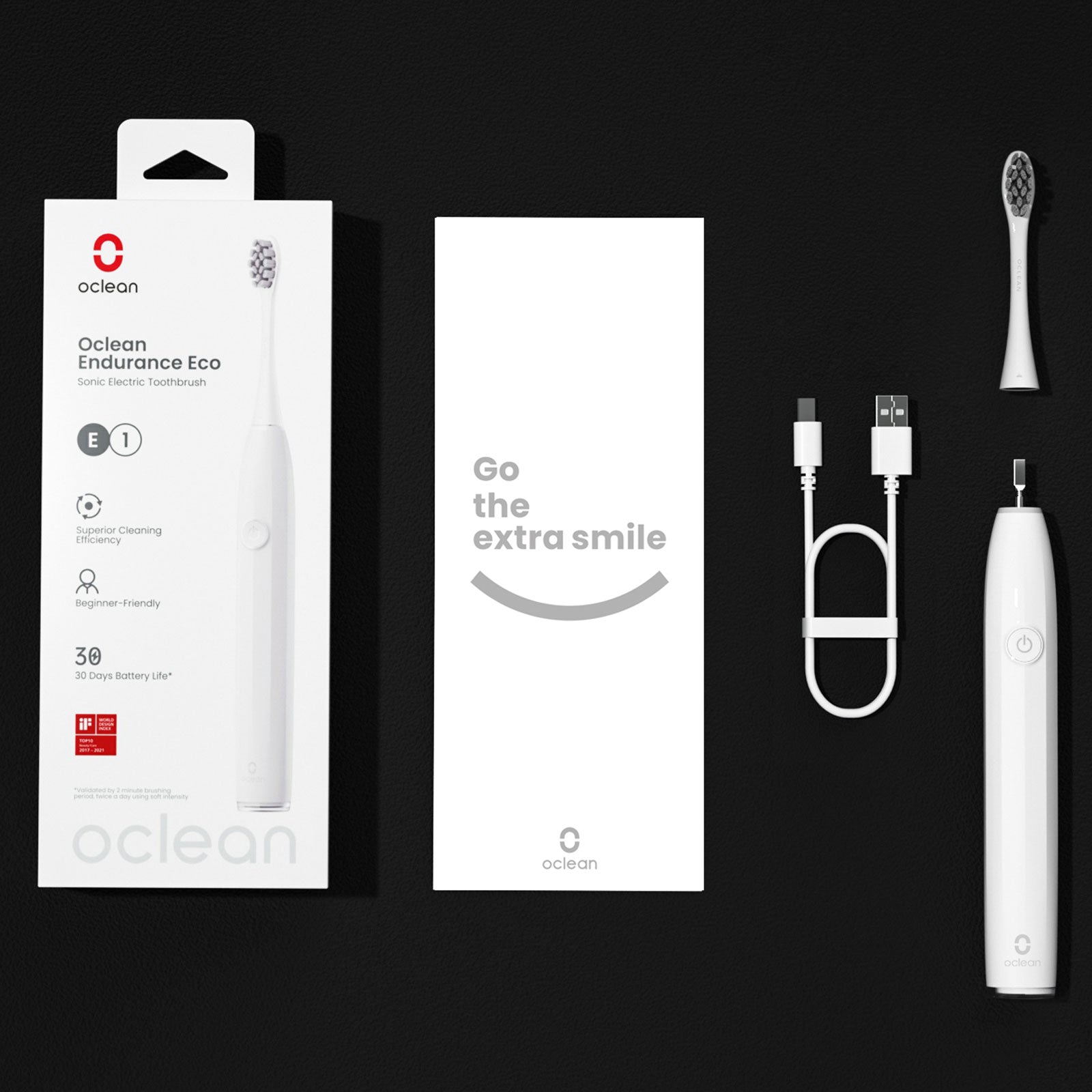 Oclean Endurance Eco Blanc - C01000424