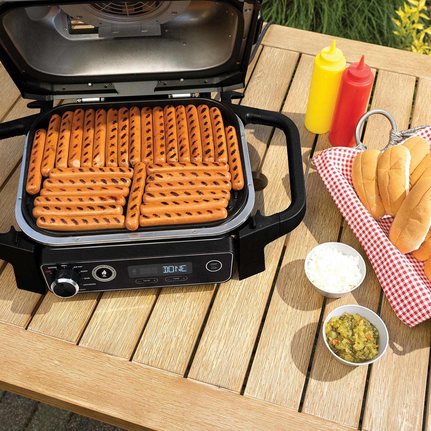 Ninja Woodfire Elektrische Barbecue & Airfryer - OG701EU
