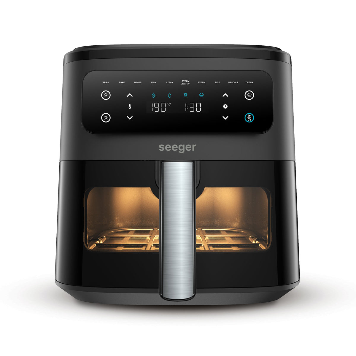 Seeger SteamFry Airfryer met Stoomfunctie - SGR1007WBK
