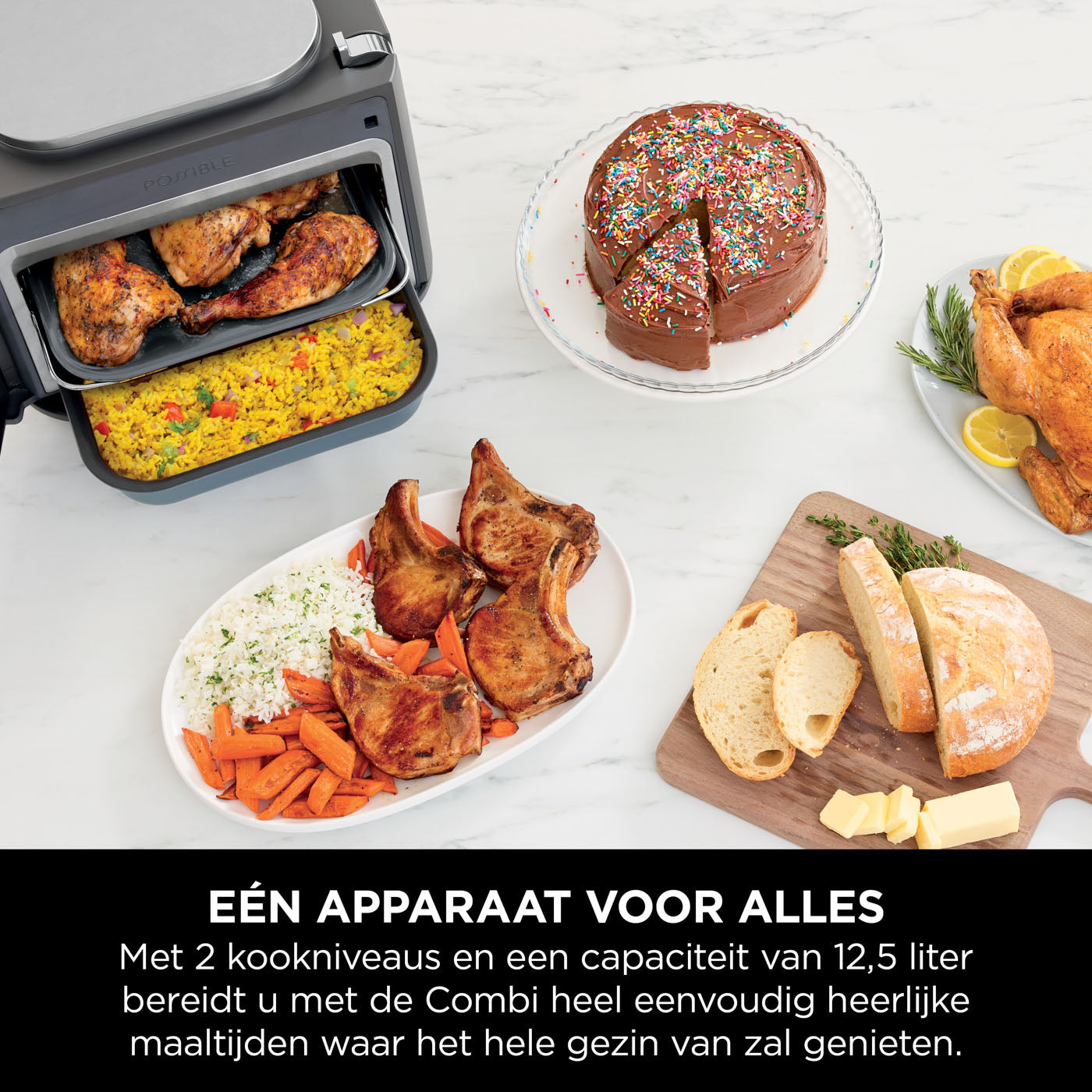Ninja Combi 12-en-1 Multicooker four - SFP700EU