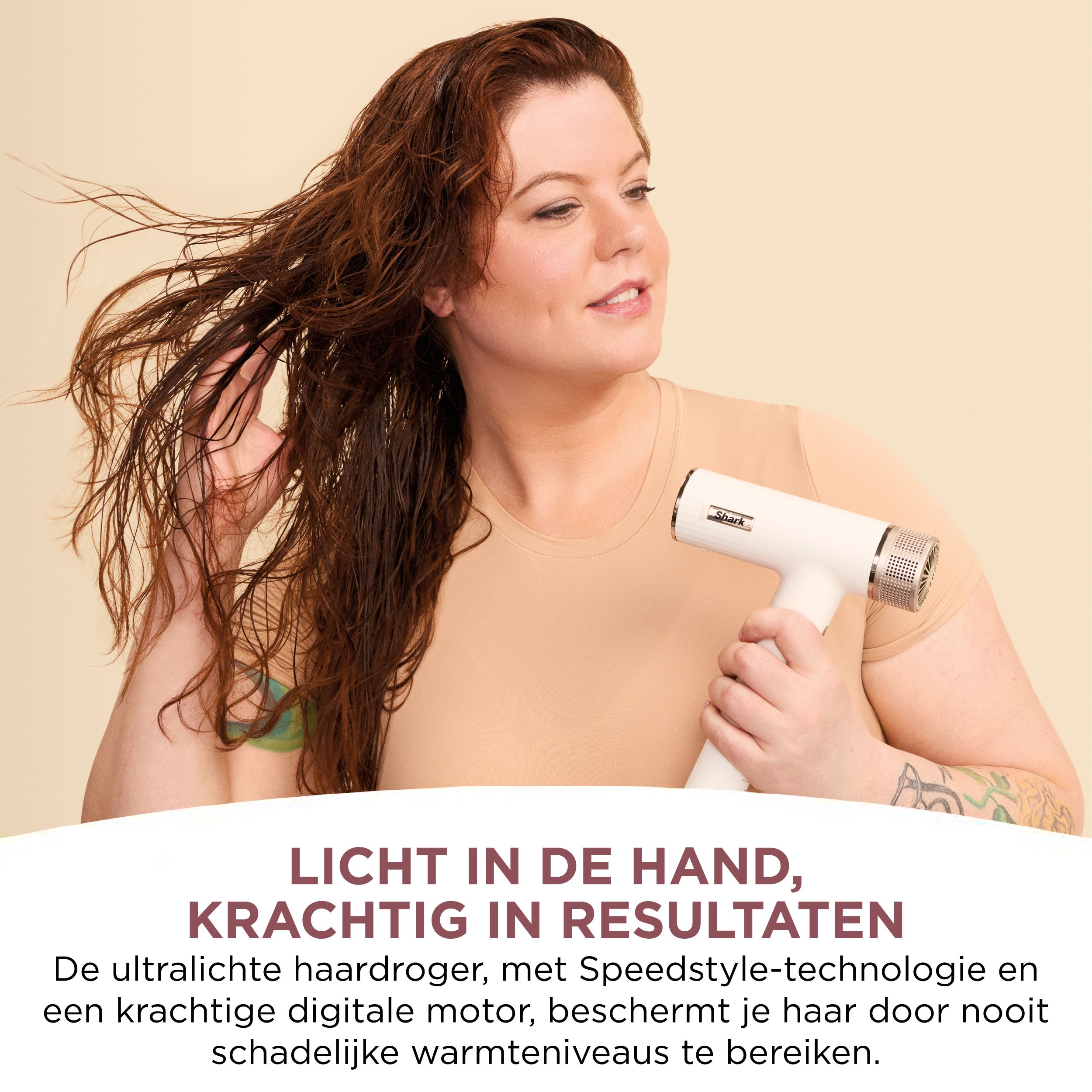 Shark SpeedStyle Haardroger en styler - Voor Krullen en Pluizig haar - HD334EU