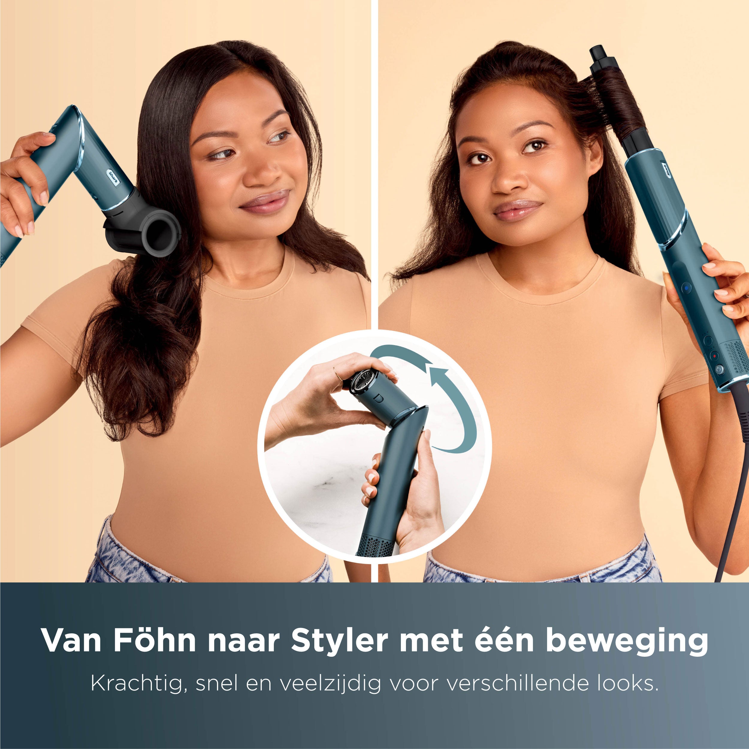Shark FlexStyle 5-in-1-Multistyler und Haartrockner – HD450TLEU