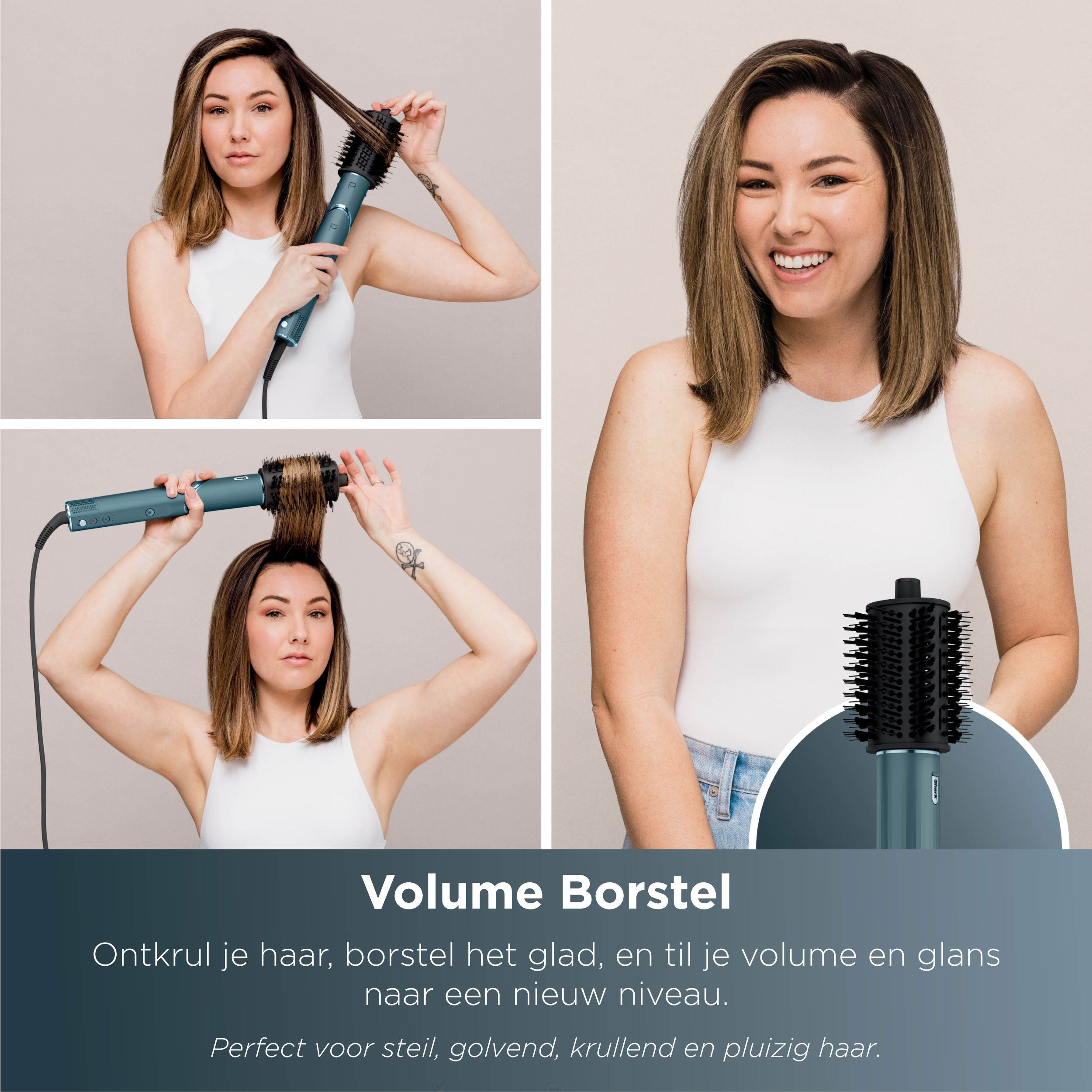 Shark FlexStyle 5-in-1-Multistyler und Haartrockner – HD450TLEU